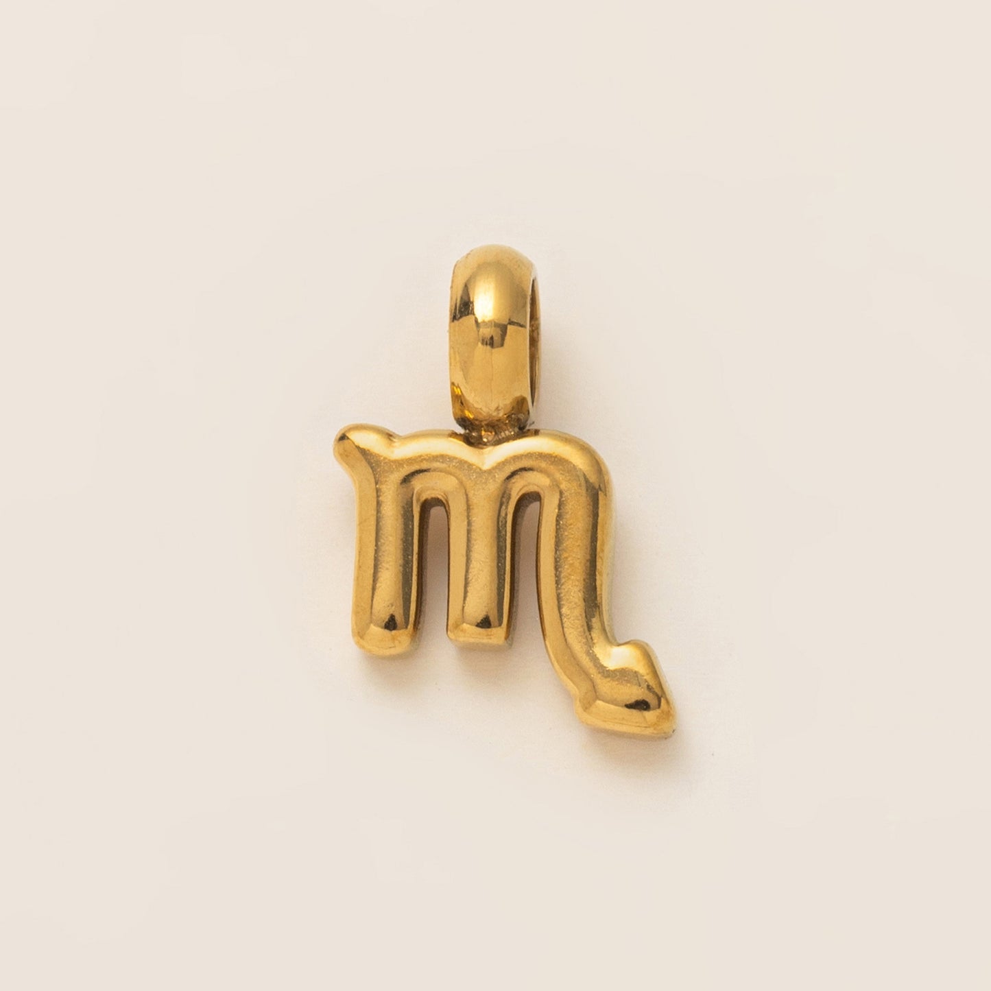 Elegant Stainless Steel PVD Zodiac Charm Bar Necklace