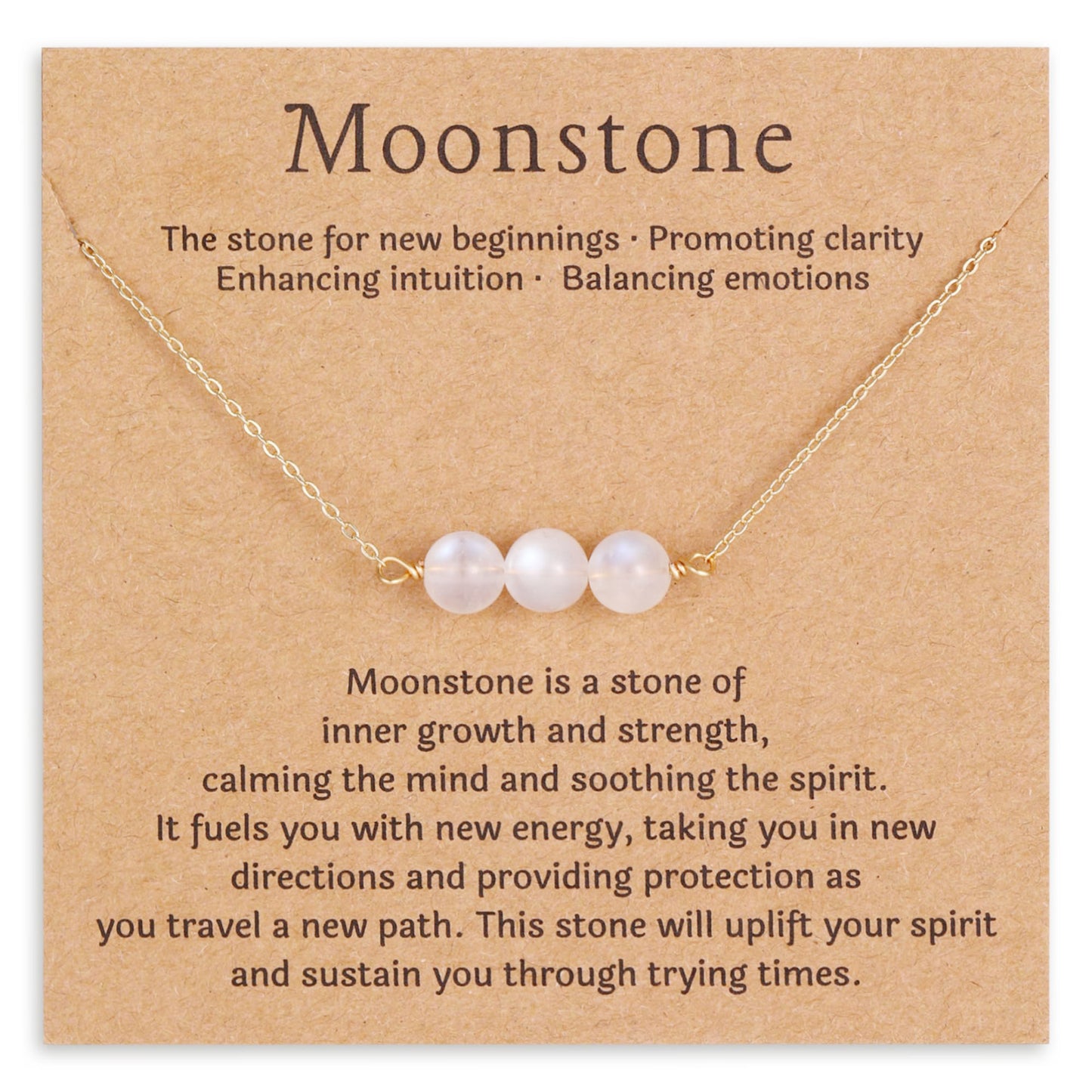 Minimalist Geometric Agate Necklace with Crystal Pendant Cable Chain for Women