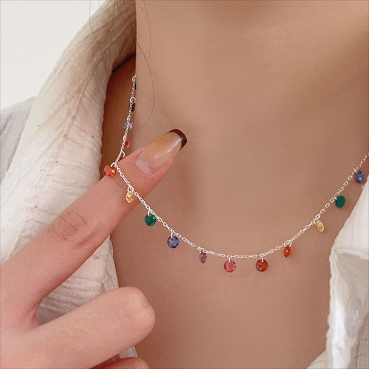 Minimalist Tulip-Shaped Pendant Necklace in 925 Sterling Silver with Snake Chain, Geometric Design and Electroplated Finish