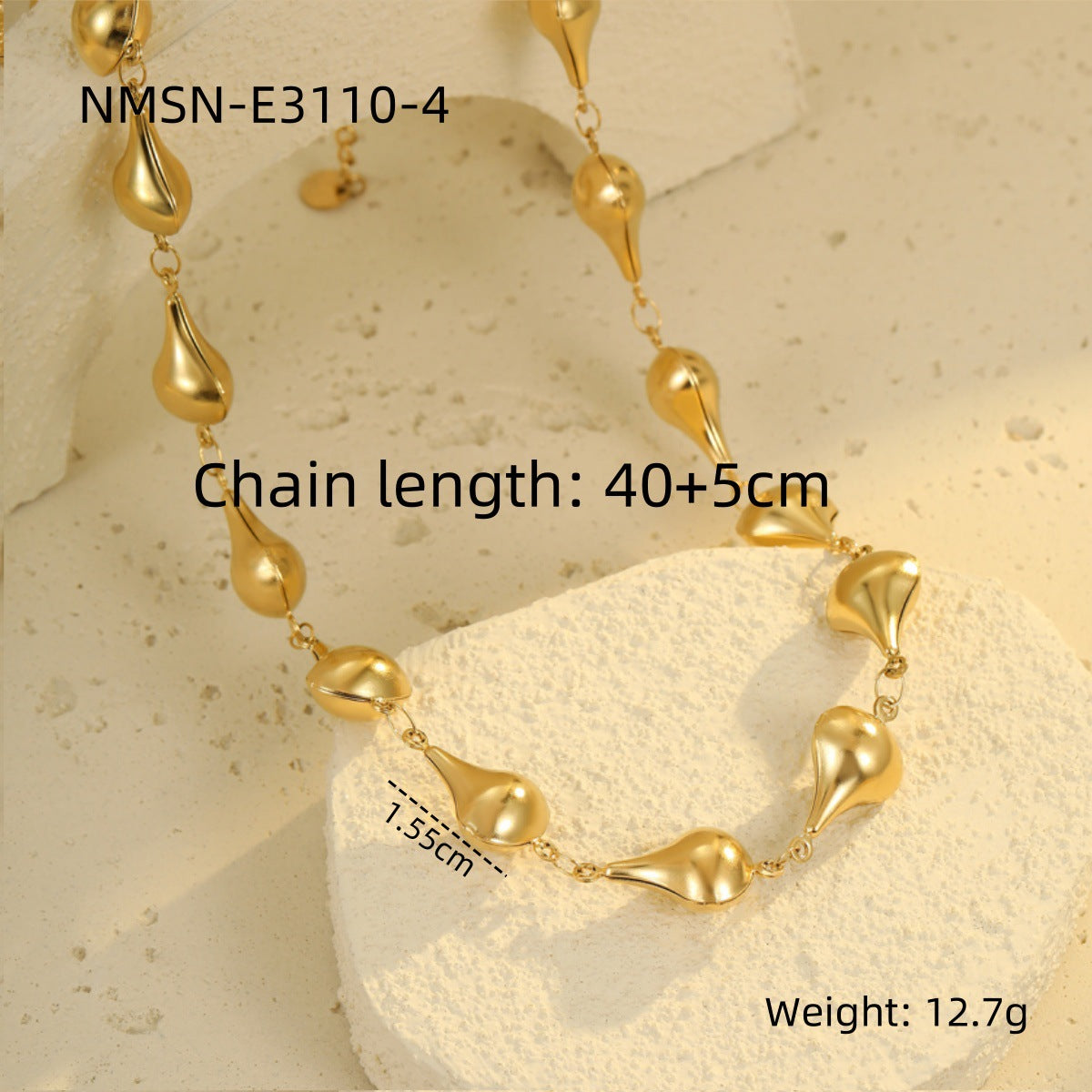 Collar con colgante de estrella, flor y corazón de acero inoxidable minimalista a la moda con acabado chapado para mujer