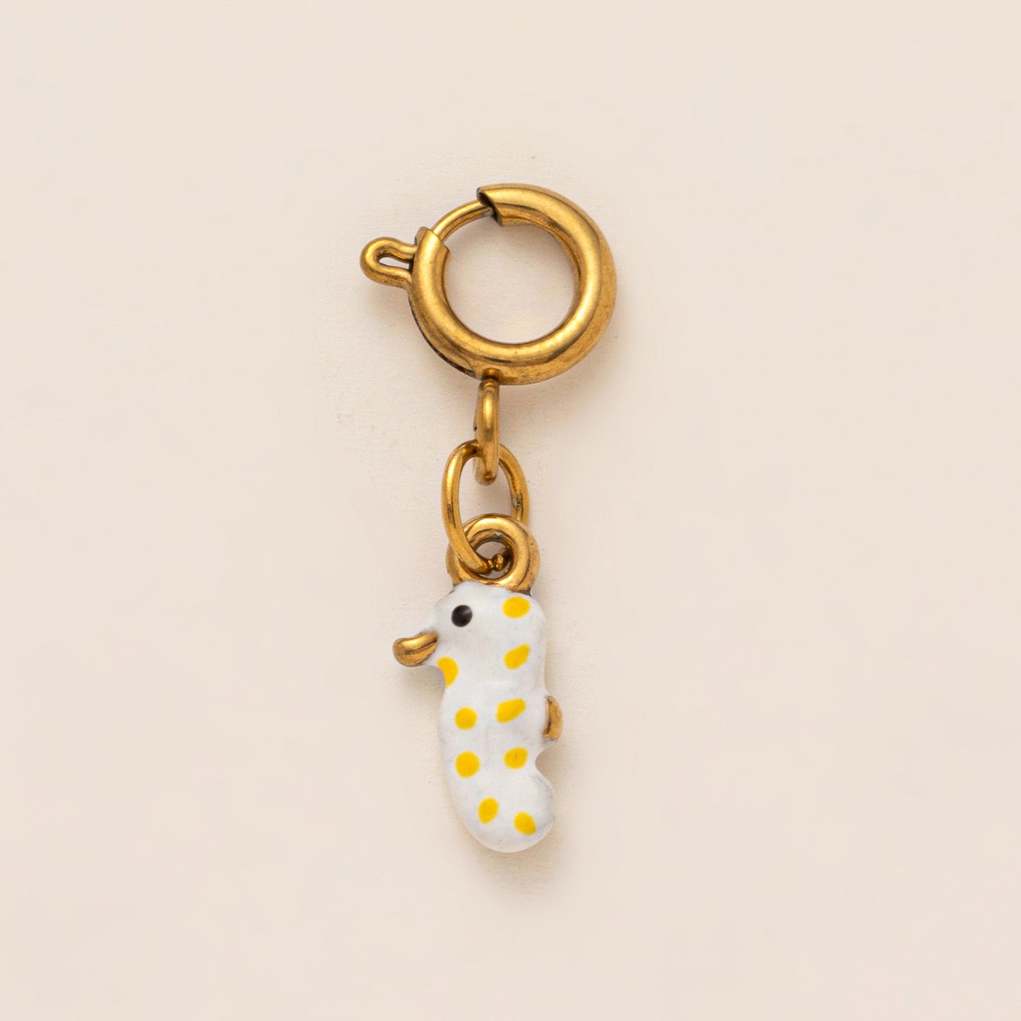 Vintage 18K Gold Plated Stainless Steel Marine Life Charm Bar for Women
