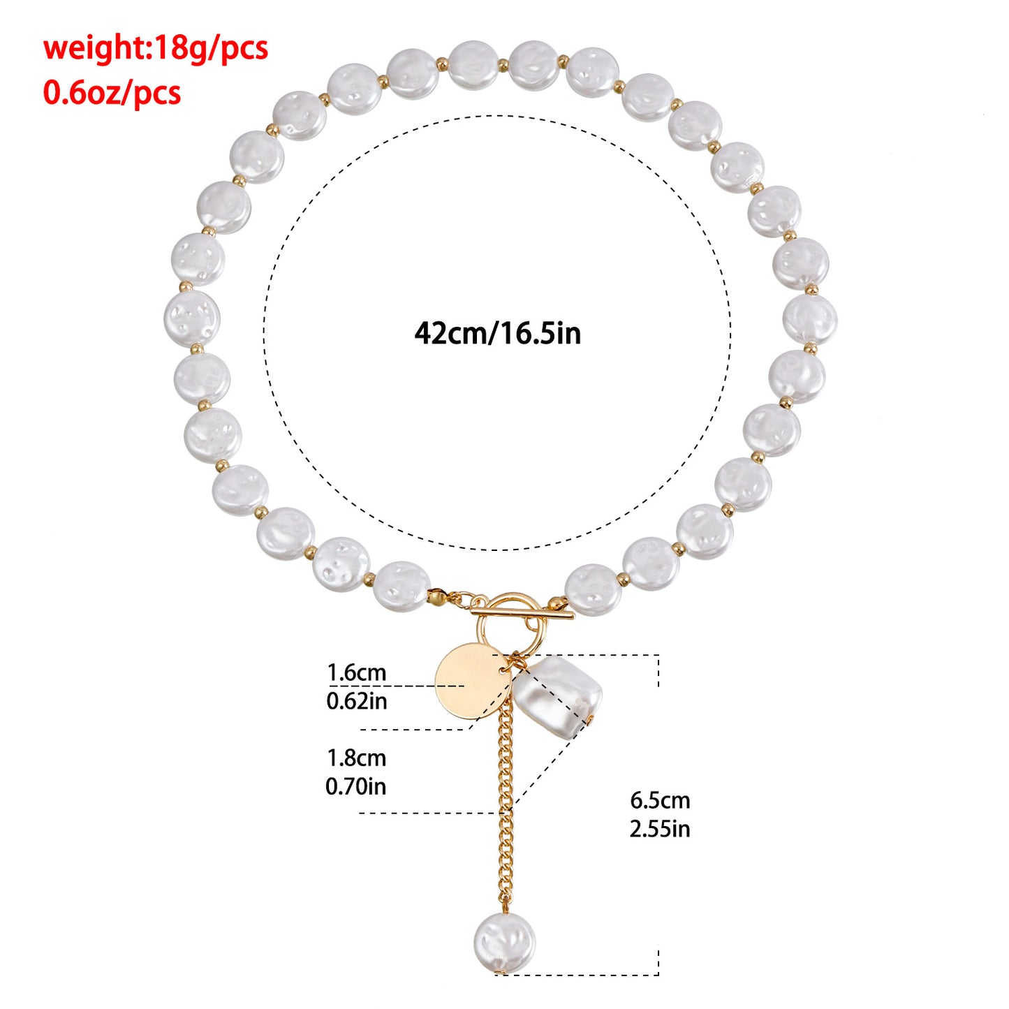 Minimalist Baroque-Inspired Alloy Pendant Necklace with Tassel Detail for Women Geometric Shape Plated Finish