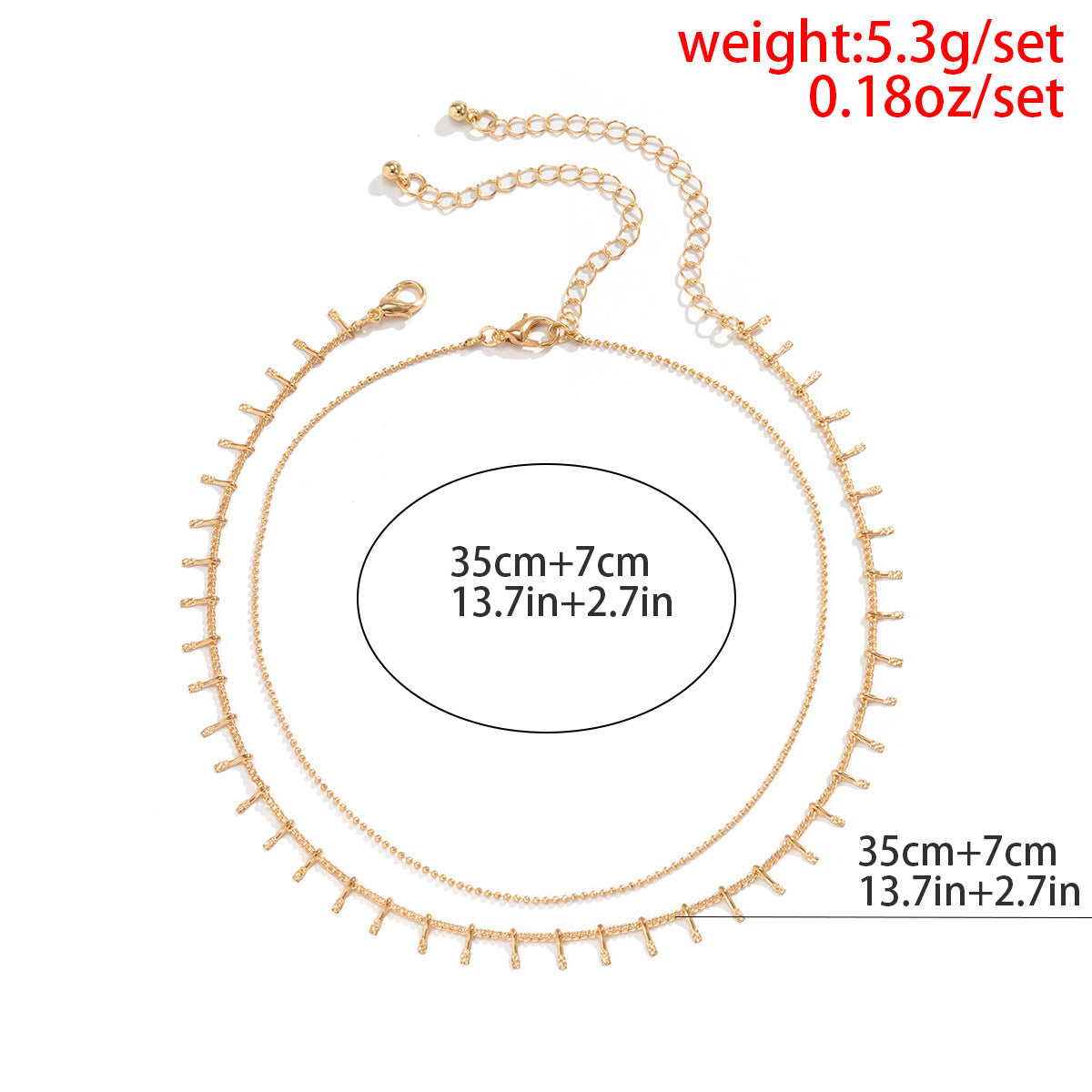 Hip-hop Minimalist Geometric Brass Plated Ball Chain Necklace with Alloy Pendant for Women