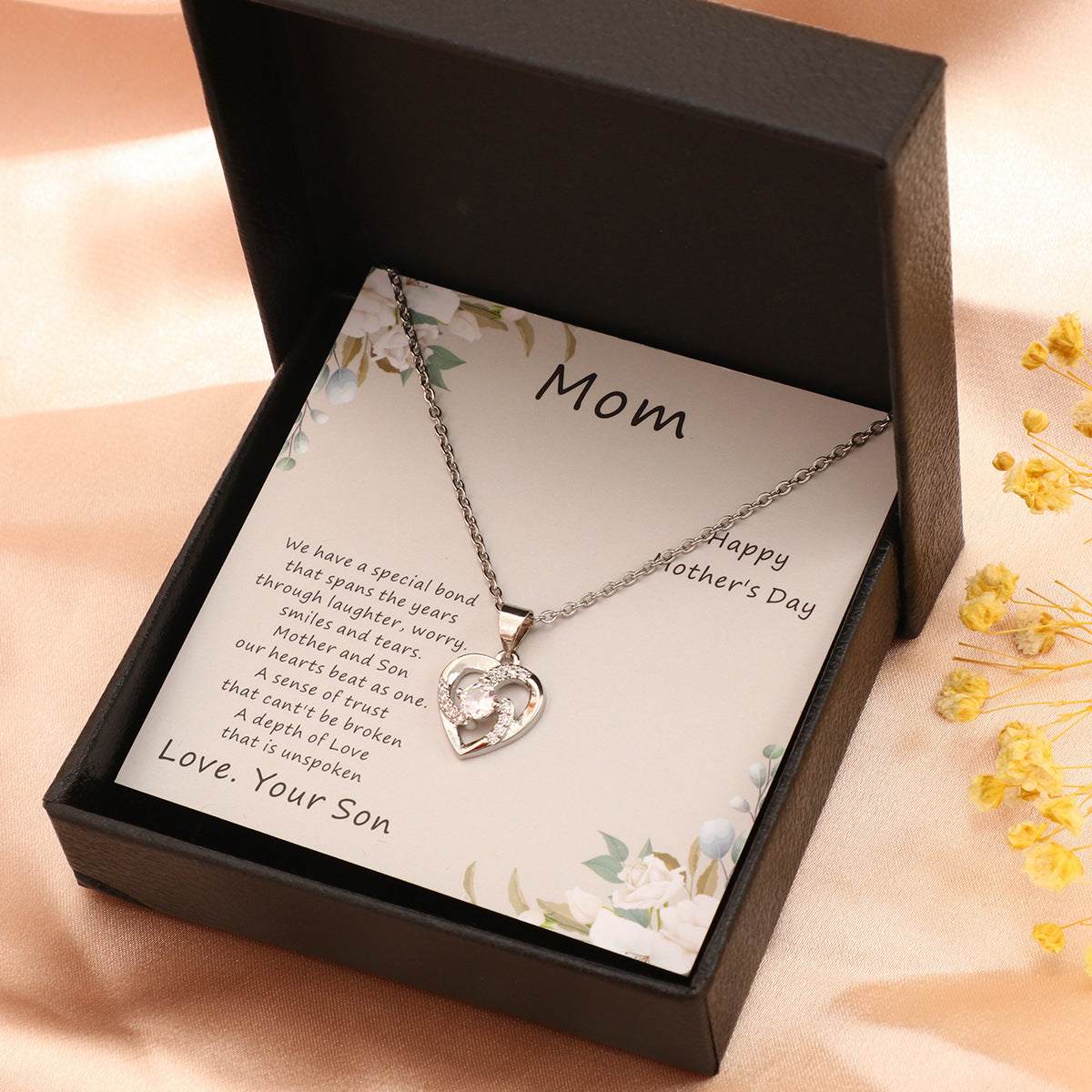 Minimalist Heart Star Crown Alloy Plated Necklace Curb Chain for Women