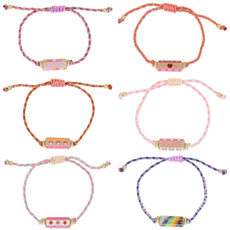 Braccialetto Minimalista con Ciondoli a Cuore e Stella in Ottone Placcato Oro, Catena a Maglie, Unisex