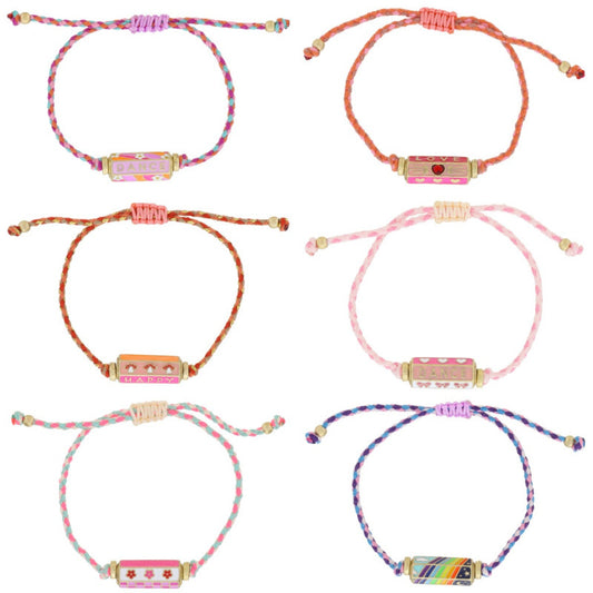 Braccialetto Minimalista con Ciondoli a Cuore e Stella in Ottone Placcato Oro, Catena a Maglie, Unisex