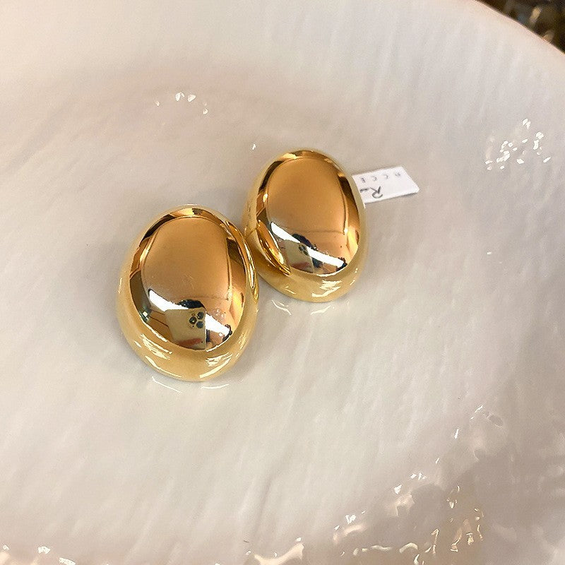 Vintage Floral Round Geometric Dangle Earrings with Silver-Plated Iron Base and 925 Sterling Silver Posts for Women