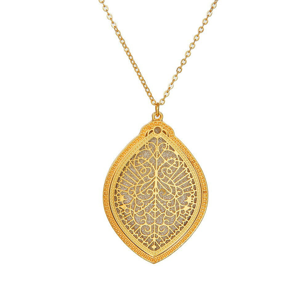 Casual Geometric Alloy Ball Chain Necklace