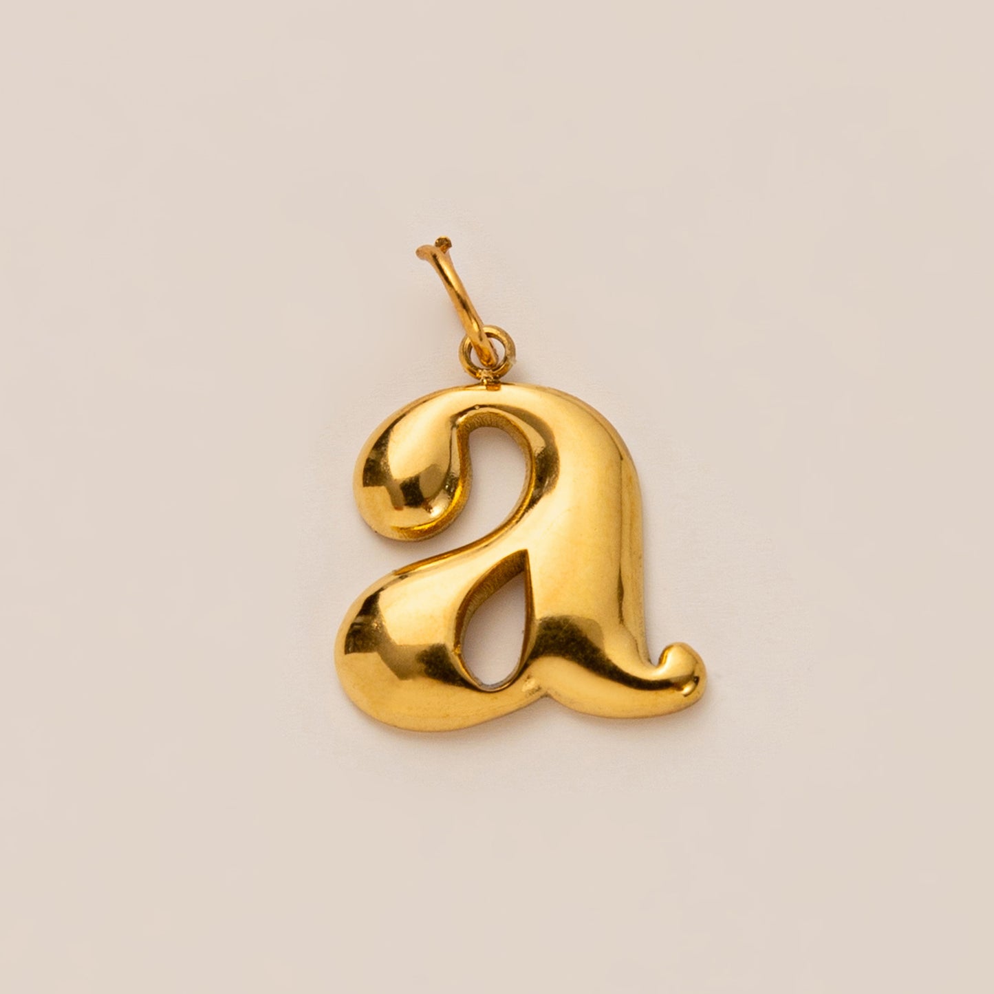 Vintage Stainless Steel PVD Butterfly Letter Heart Charm Bar