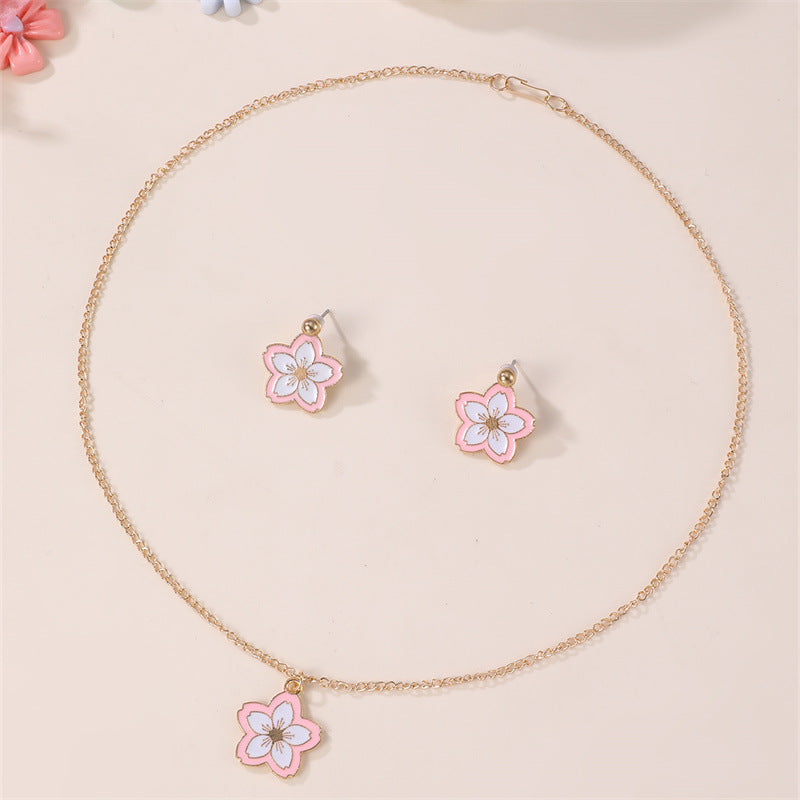 Collar con colgante de mariposa minimalista para niñas, cadena de aleación con acabado esmaltado y dije de resina