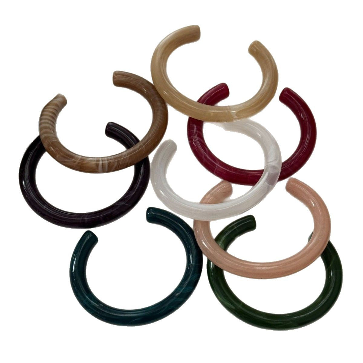 Bracciale da donna in resina geometrico vintage