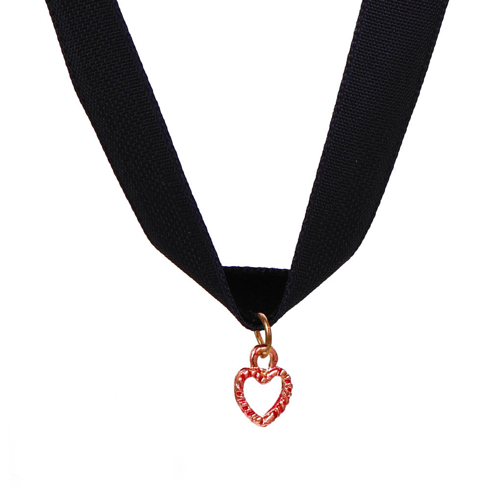 Collana girocollo vintage natalizia da donna con ciondolo a campana in lega, design geometrico, finitura galvanica, nastro in velluto regolabile