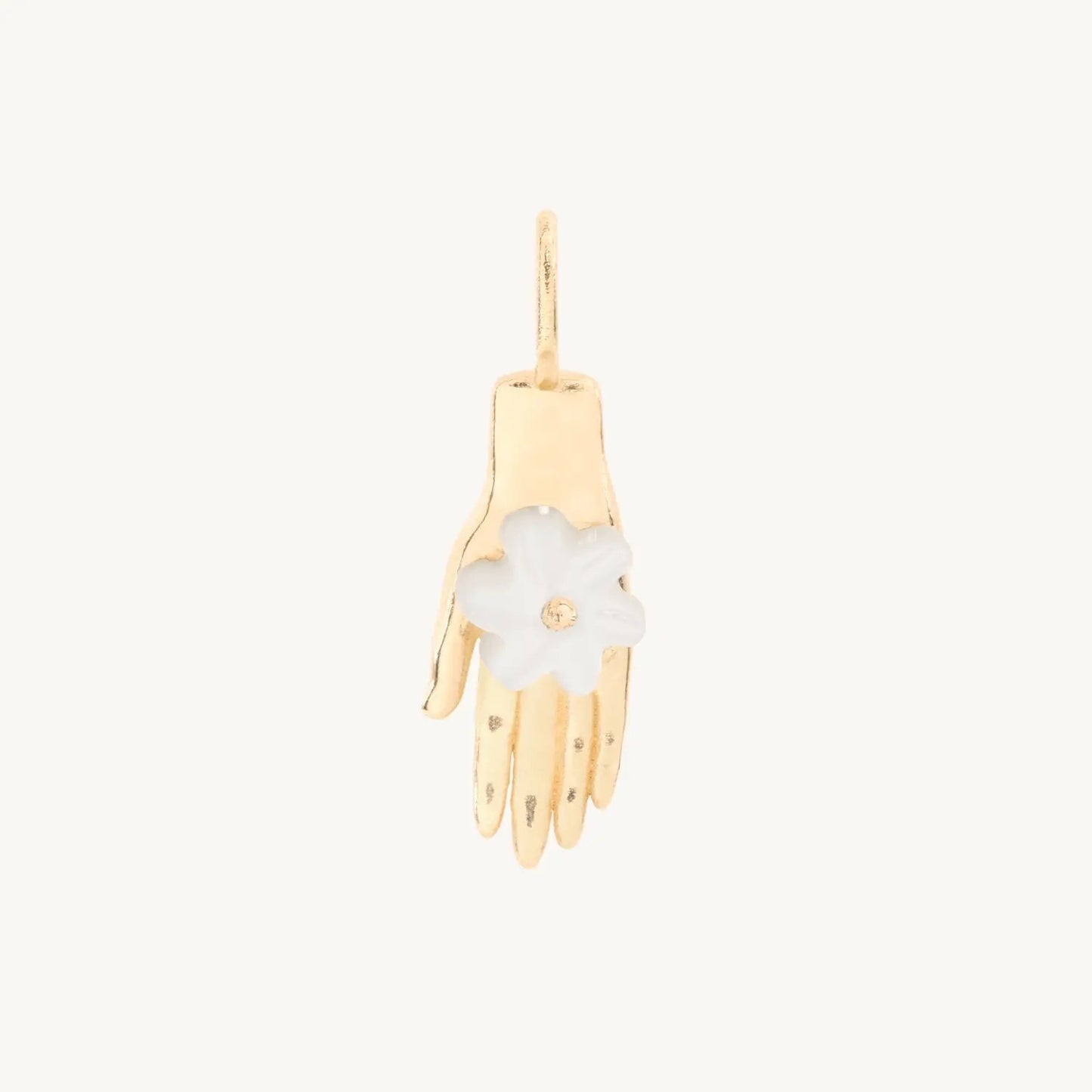 Vintage 14K Gold Plated Brass Drip Oil Angel Bee Charm Bar