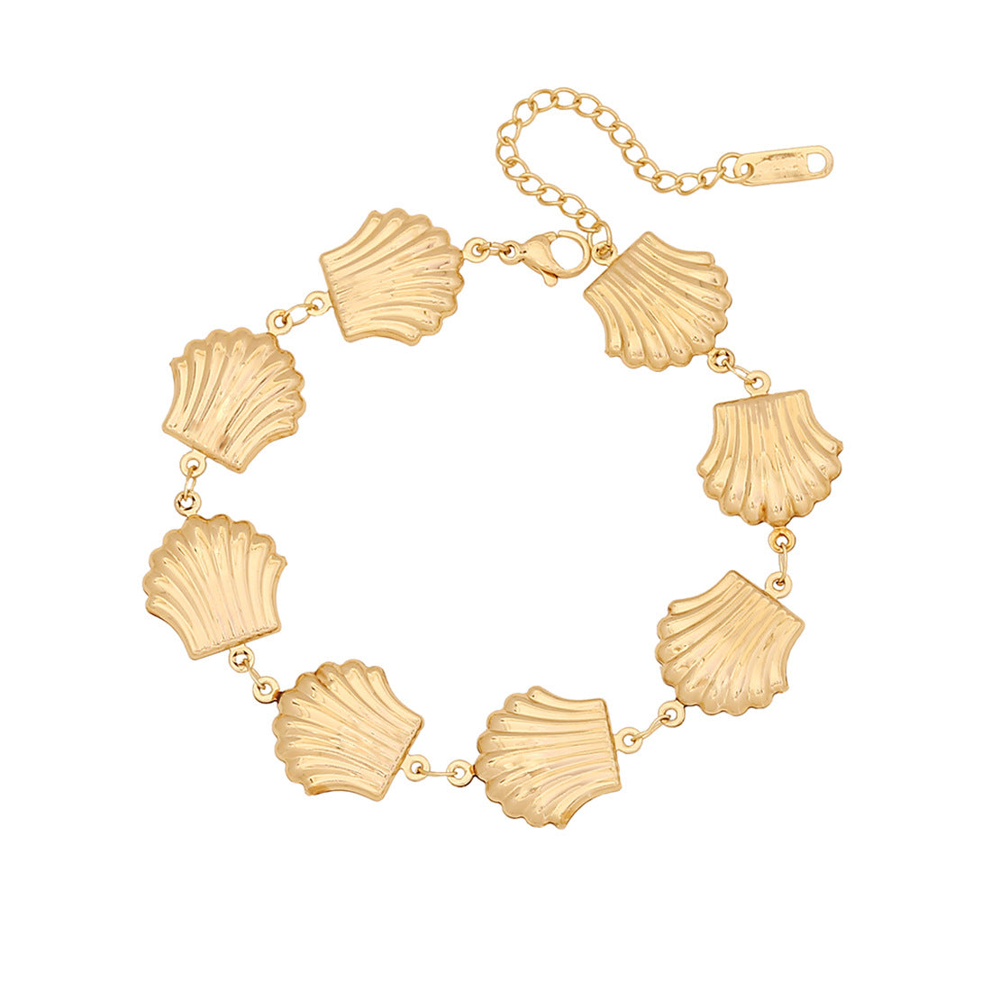 Bracciale personalizzato da donna in acciaio inossidabile con cuore e motivo floreale e finitura placcata