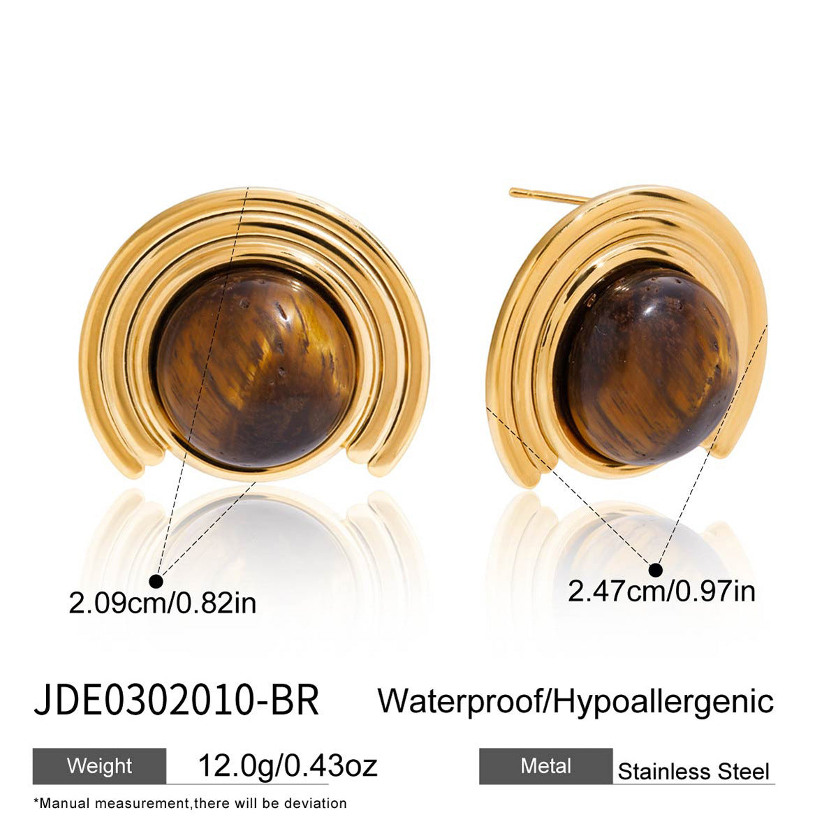 Set di orecchini e anello minimalista con stella geometrica, luna, nuvola e universo in acciaio al titanio galvanizzato da donna