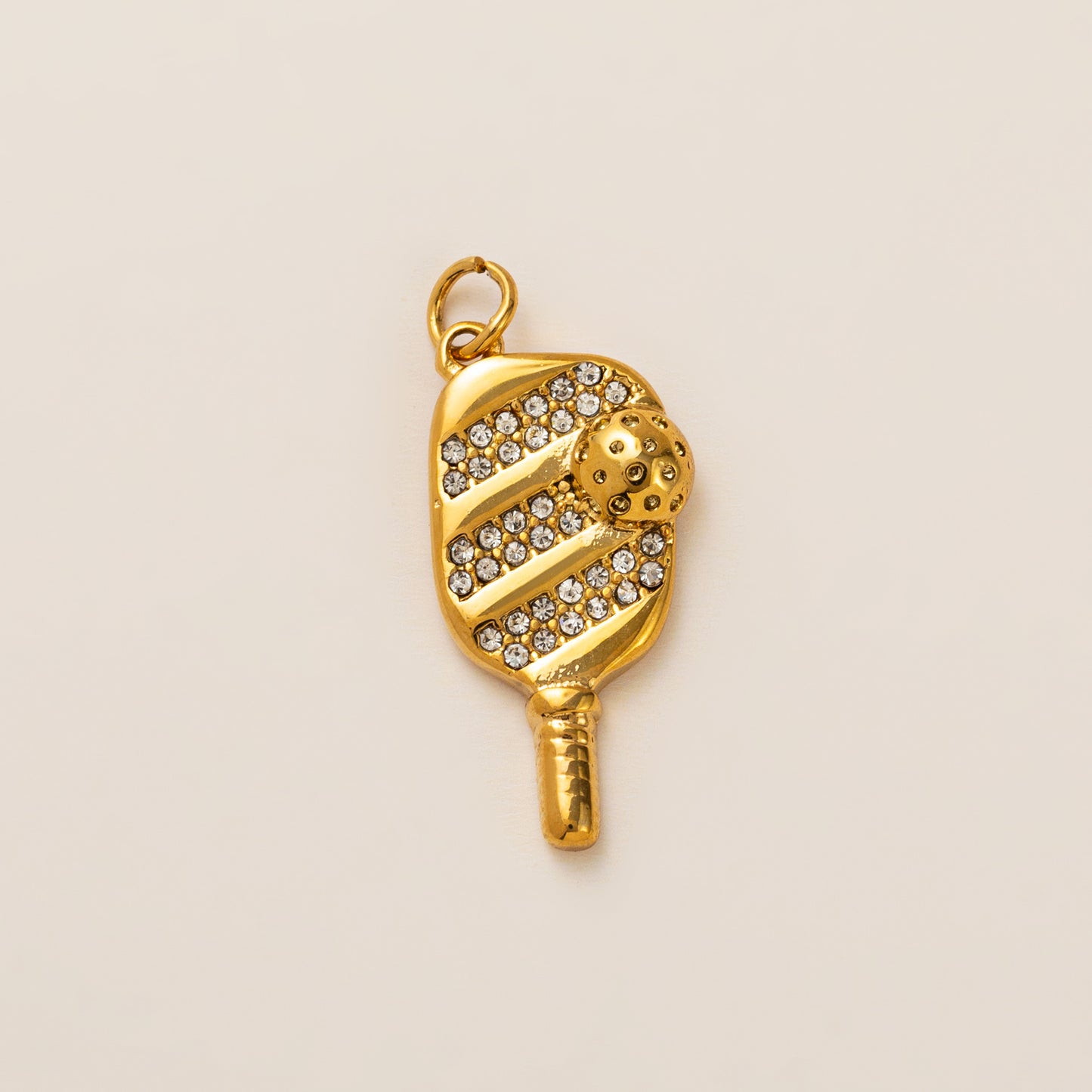 Fashion Business Stainless Steel PVD Gold Plated Charm Bar