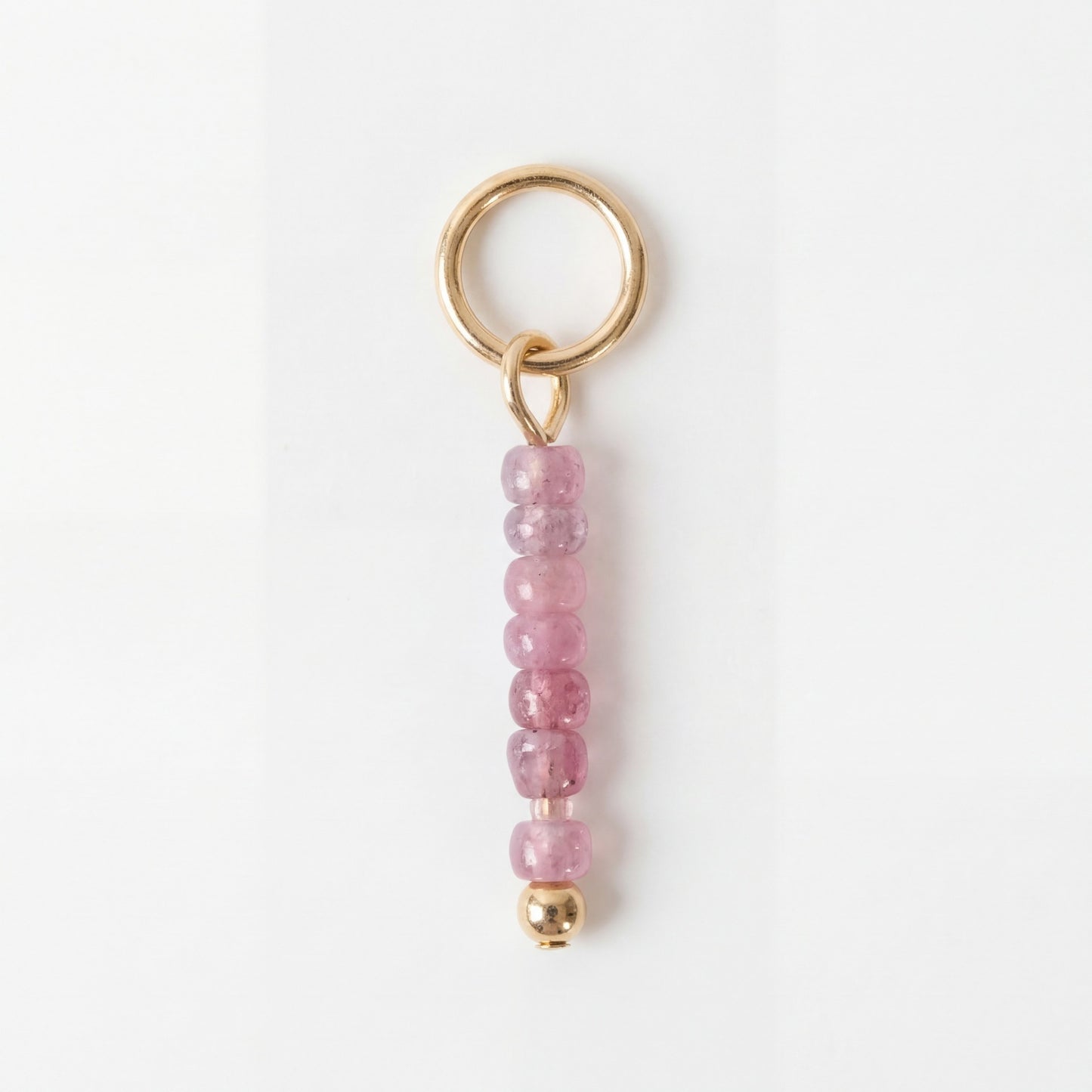 Vintage Gold Plated Stainless Steel Geometric Gemstone Shoe Charm Pendant with PVD Finish