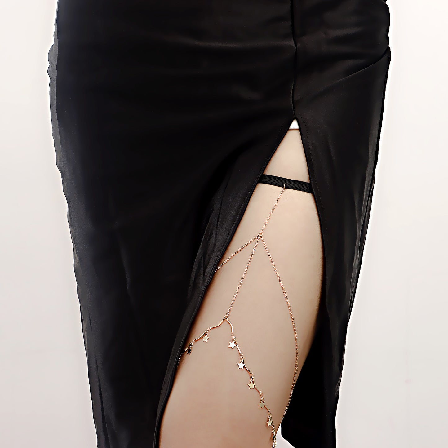 Bohemian Punk Minimalist Geometric Star Multi-Layer Tassel Body Chain for Women