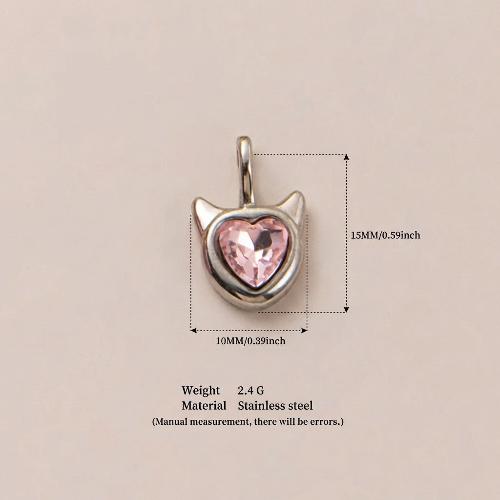 Charm a barra a stella in acciaio inossidabile placcato PVD oro 18 carati vintage