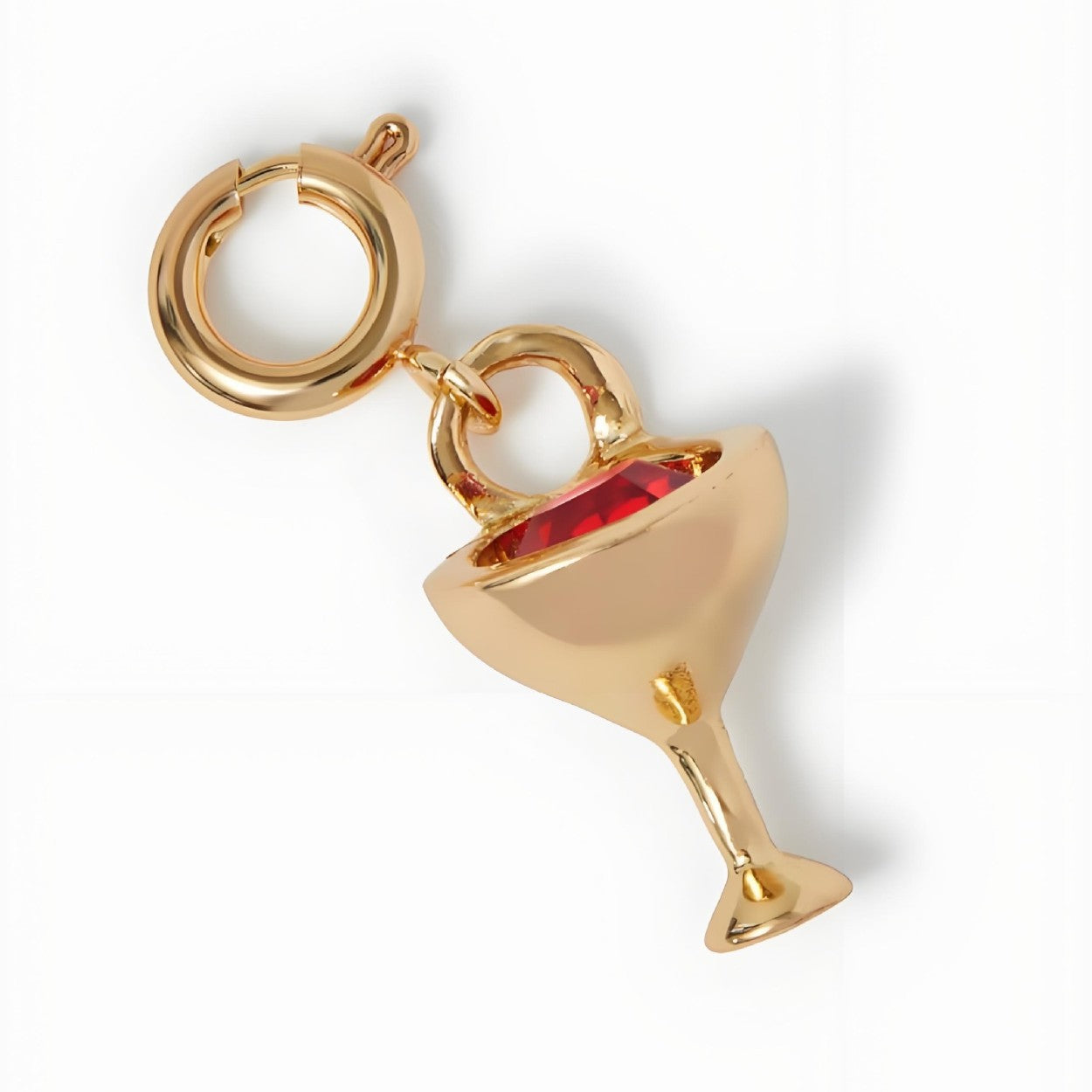 Minimalist Stainless Steel PVD Gold Plated DIY Charm Bar Pendant