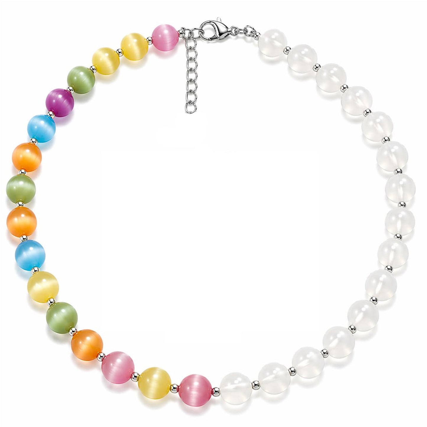 Bohemian Gradient Beaded Necklace for Women