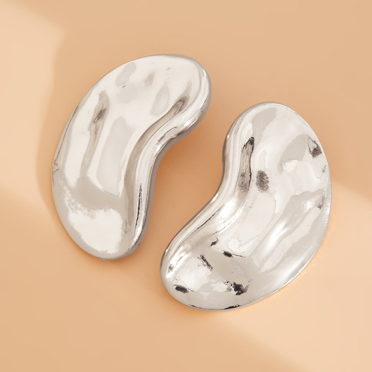 Geometric Teardrop Zinc Alloy Plated Earrings for Women