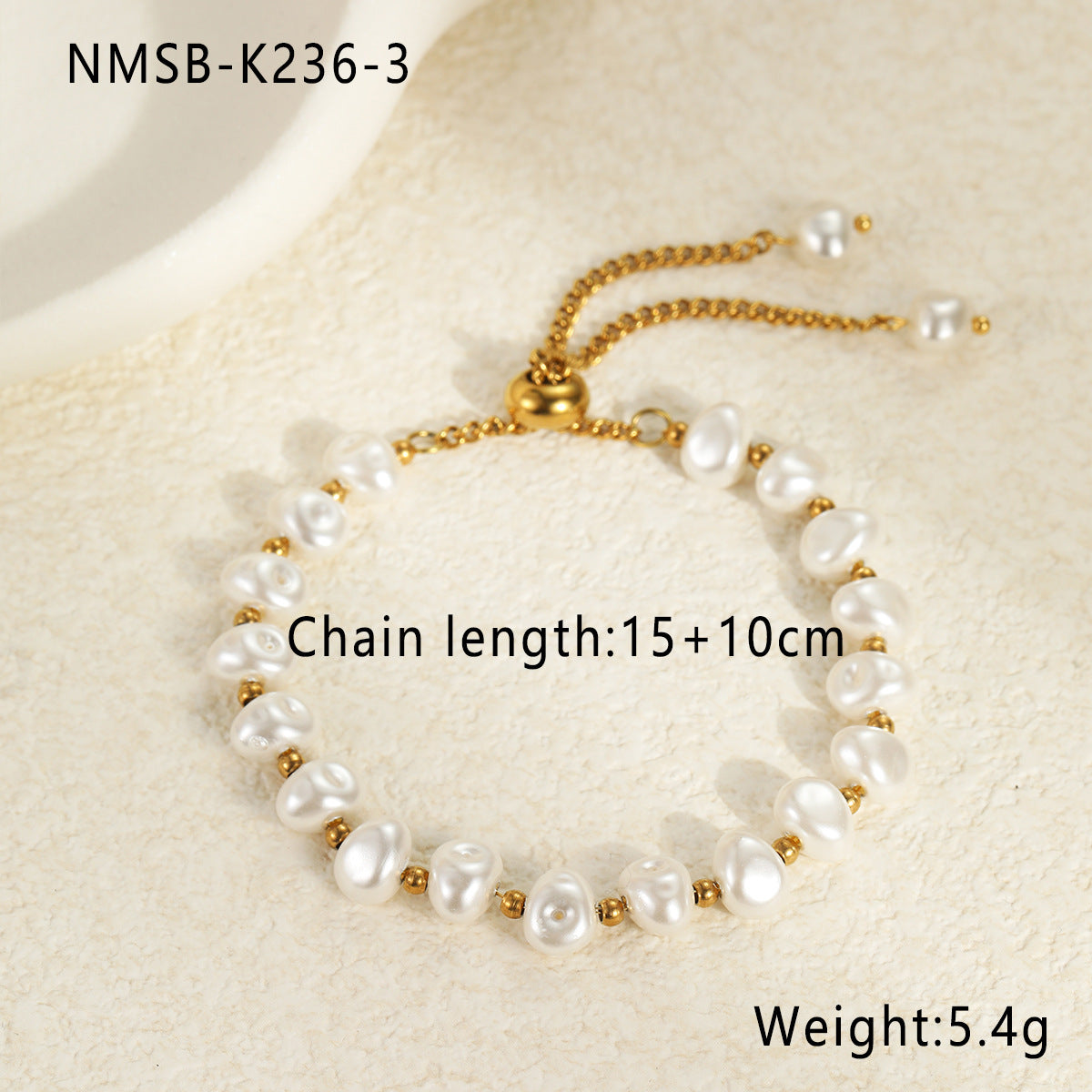 Elegant Baroque Style Geometric Stainless Steel Bracelet and Earrings Set with Plating Finish for Women