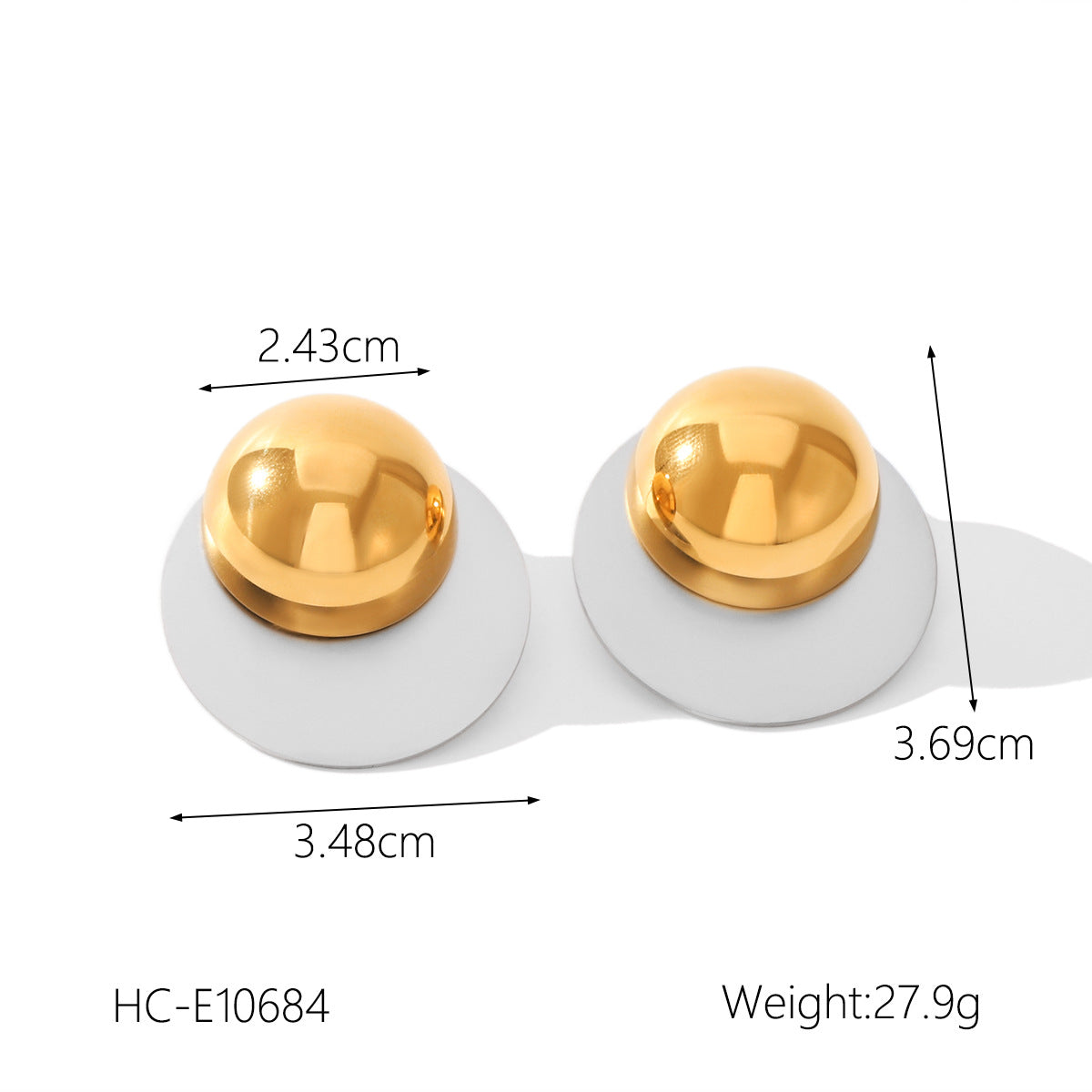 Orecchini a perno da donna in acciaio inossidabile con texture geometrica, placcatura in oro e argento e design a stella a cinque punte
