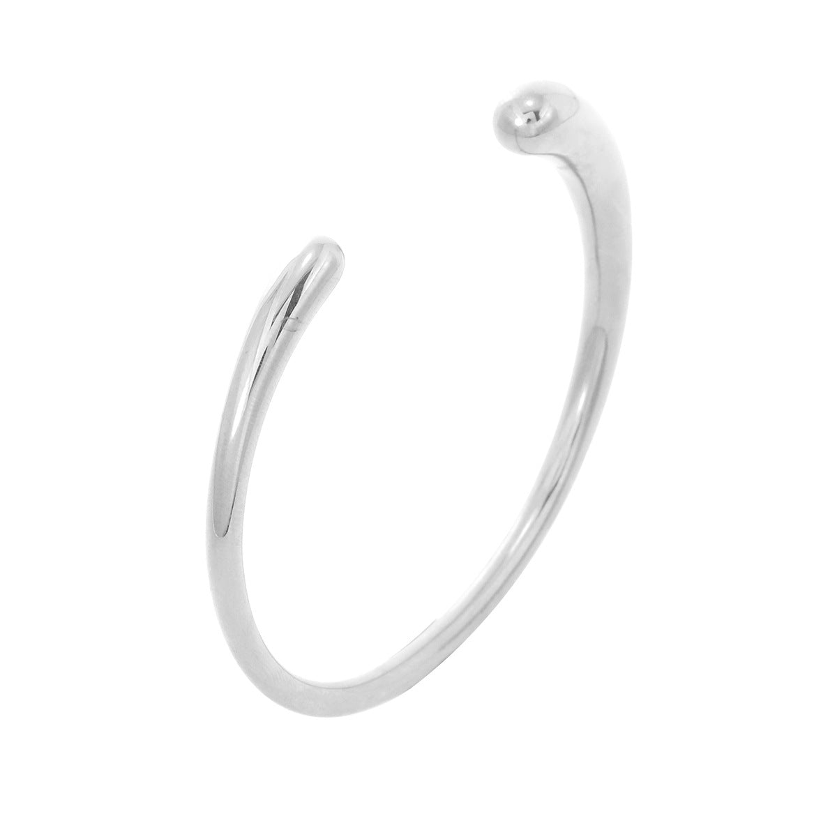 Elegante pulsera geométrica de acero inoxidable para mujer con baño de oro de 18K y acabado pulido