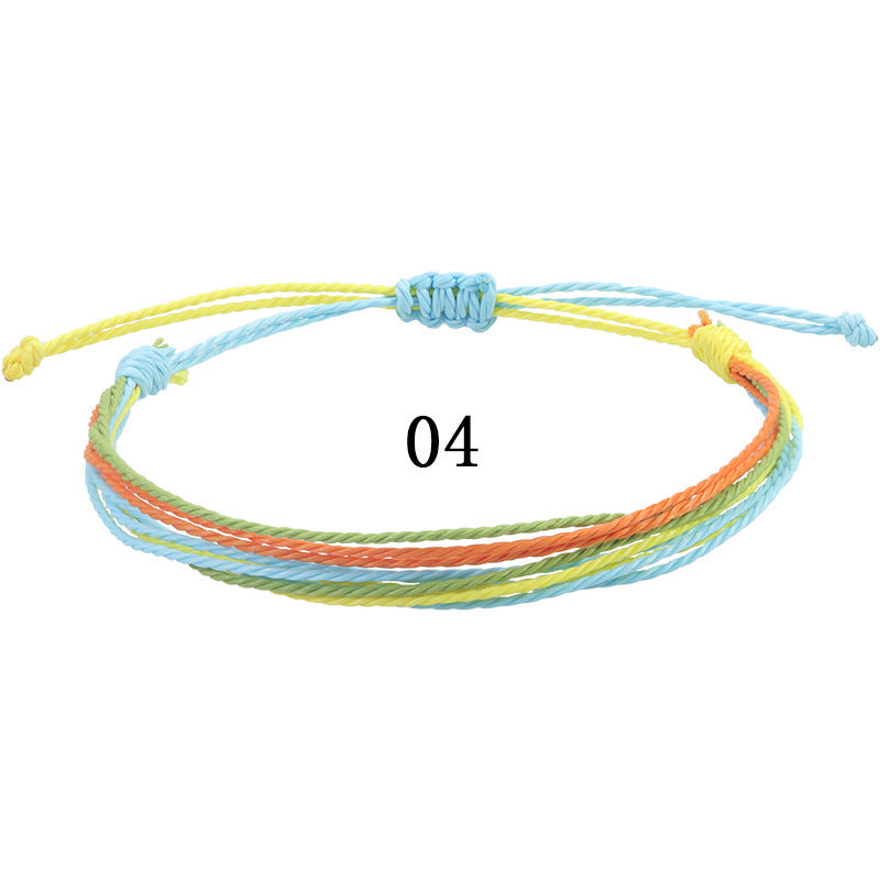Handmade Braided Heart Nylon Friendship Bracelet Unisex