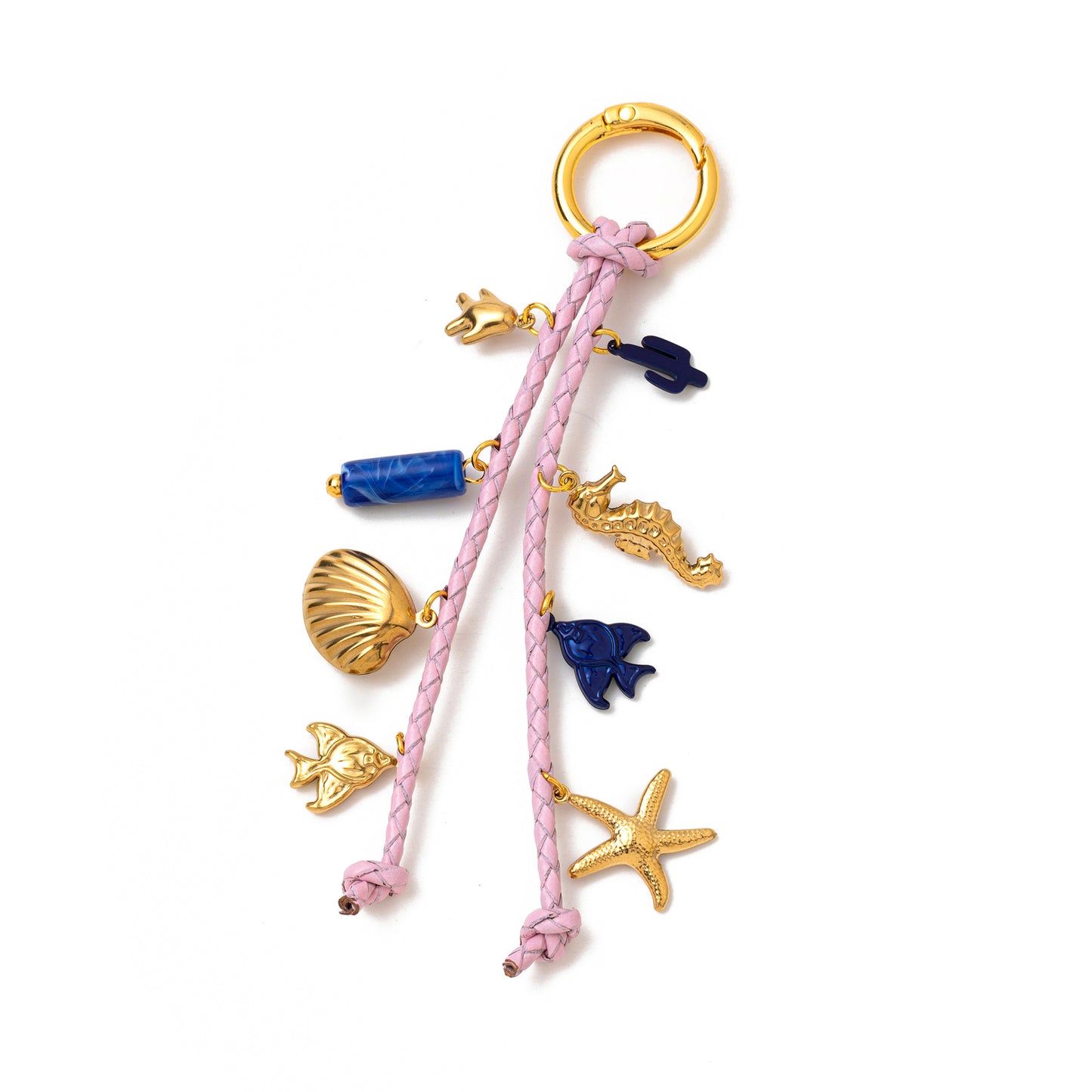 Vintage Sweet Heart Shell Conch Fish Bone Alloy Plated Charm Bar Pendant for Bag Bracelet DIY Accessories