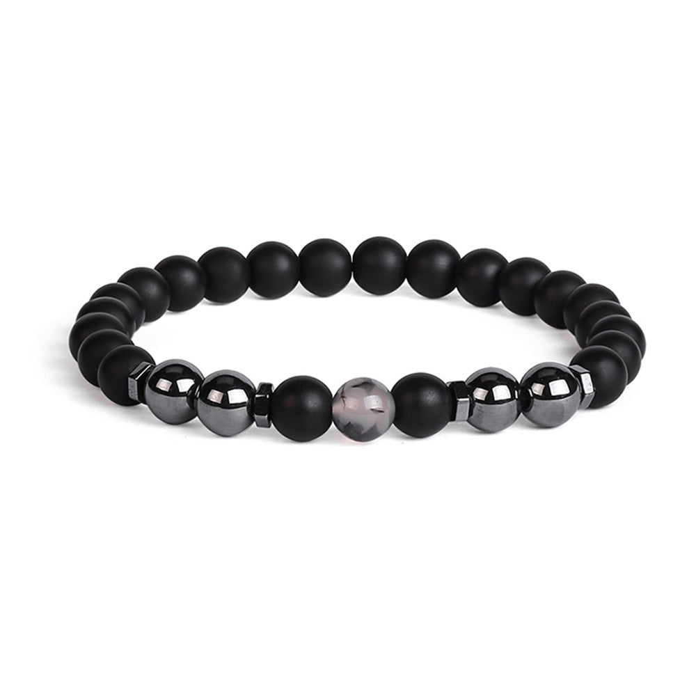 Geometric Magnetic Material Anklet for Unisex