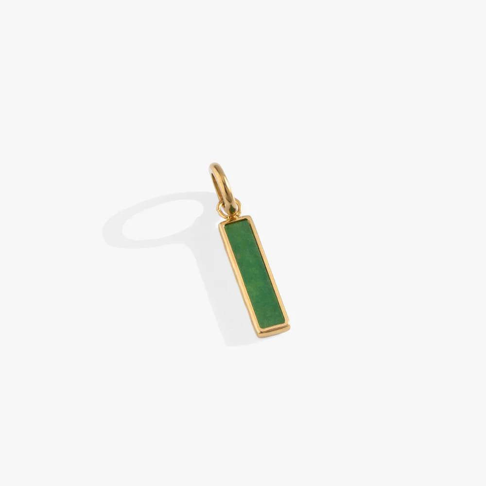 Minimalist Stainless Steel PVD Gold Plated Pendant Charm Bar
