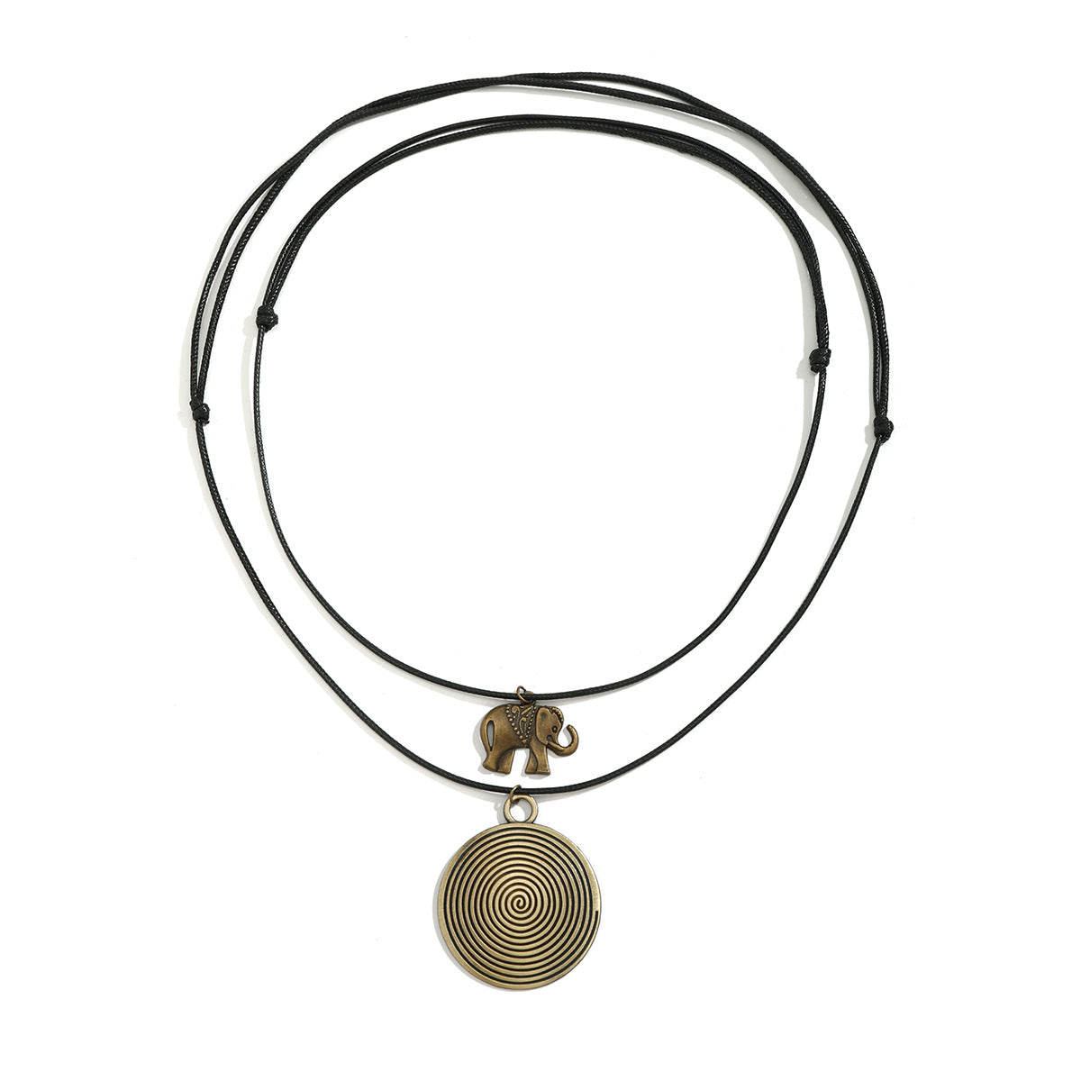 Vintage French Retro Butterfly Pendant Necklace with Geometric Wooden Beads on Irregular Chain for Women