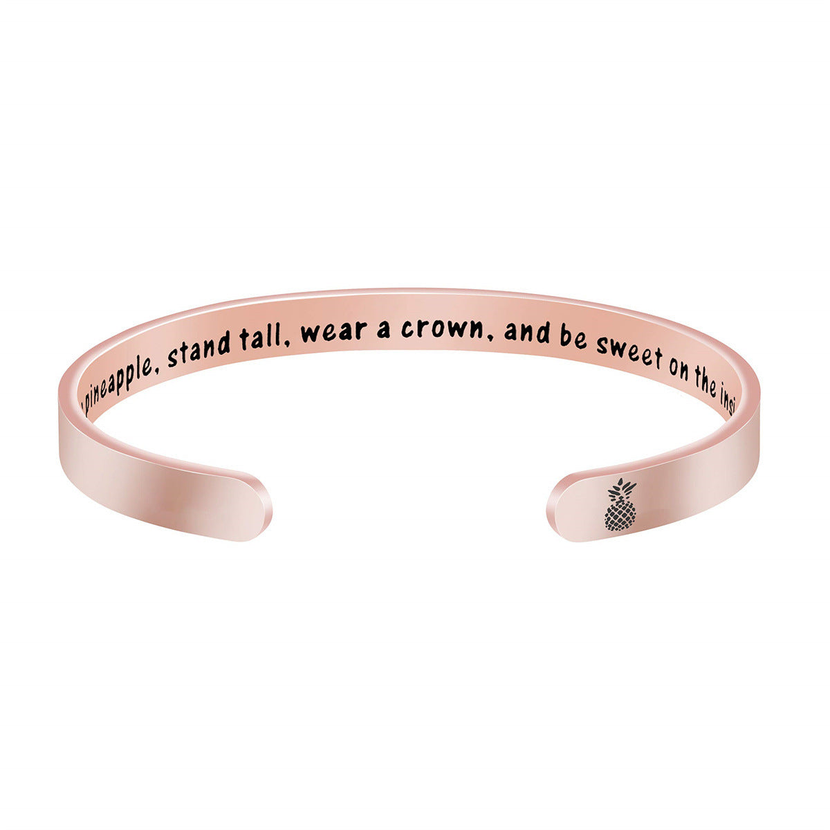 Pulsera de acero inoxidable de moda para mujer con acabado chapado, regalo ideal de Navidad, cumpleaños, Acción de Gracias para mamá