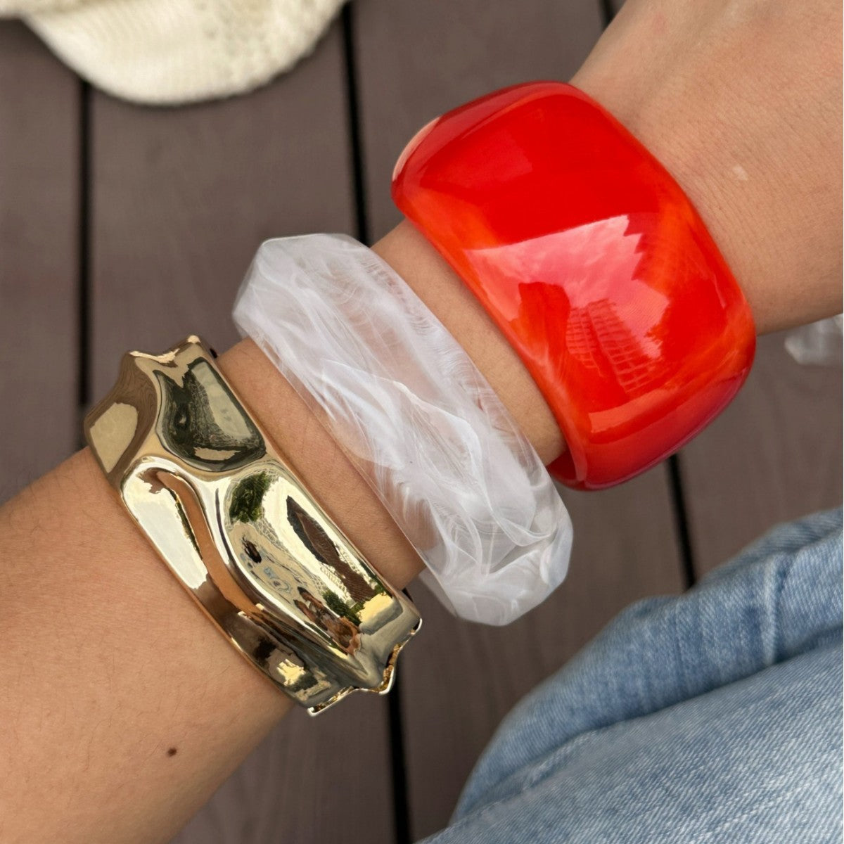 Vintage Geometric Zinc Alloy Plated Wide Cuff Bracelet for Women
