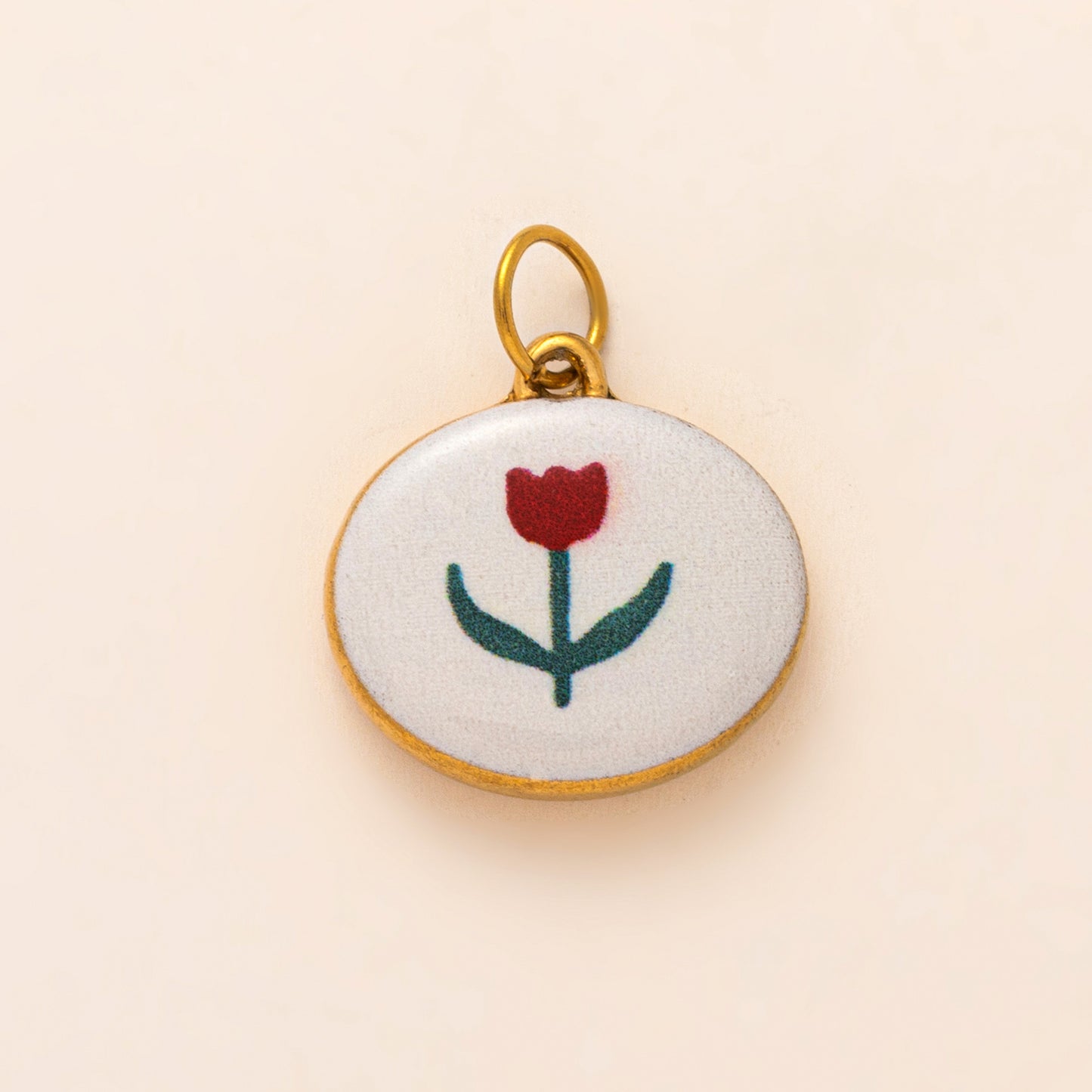 Dopamine Titanium Steel Plated Geometric Flower Strawberry House Bow Cherry Goose Pendant Necklace for Unisex