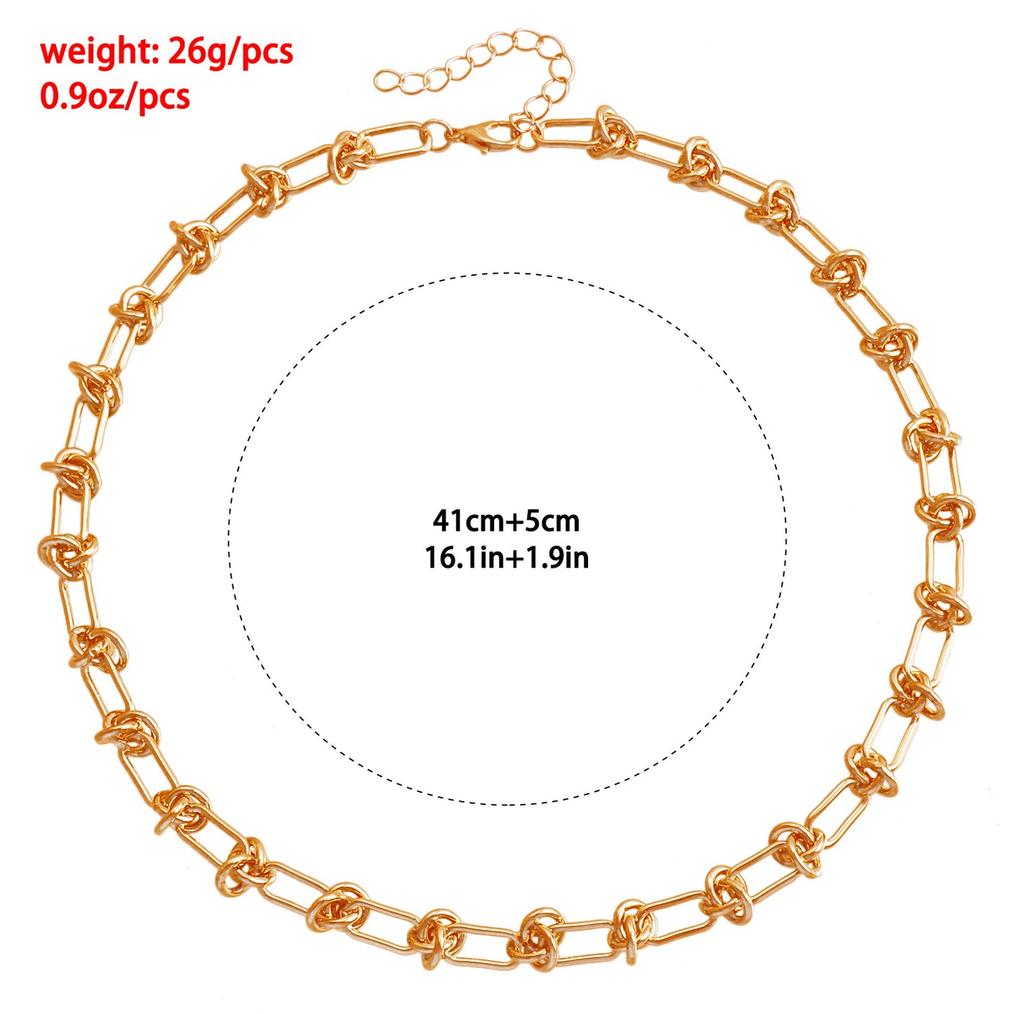 Collar con colgante geométrico en forma de U minimalista para mujer con cadena de metal chapado y diseño delicado para la clavícula