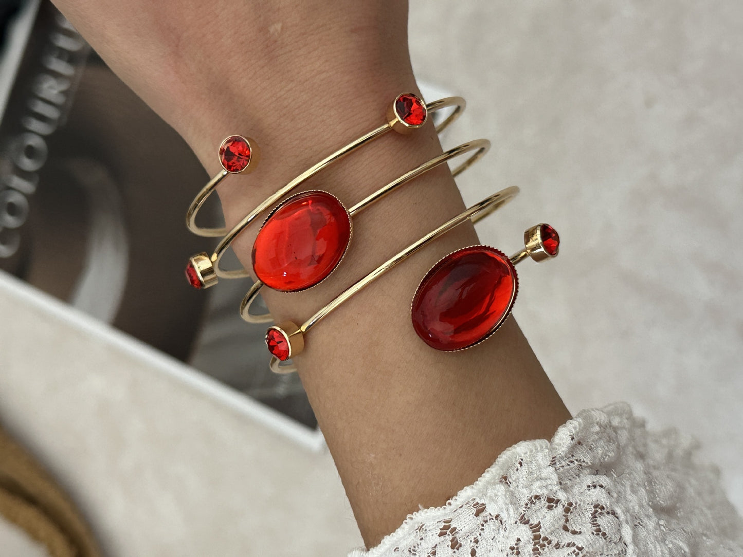 Vacation Style Geometric Starfish Plated Alloy Bracelet for Women