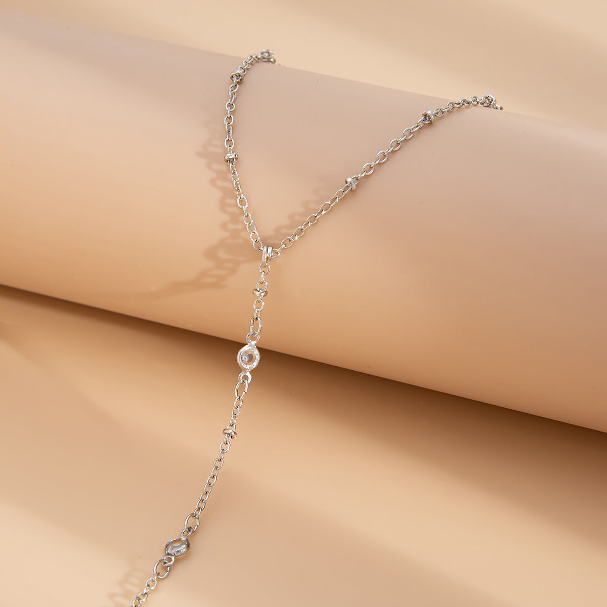 Sweet Casual Oval Alloy Plated Crystal Inlaid Open Cuff Bracelet