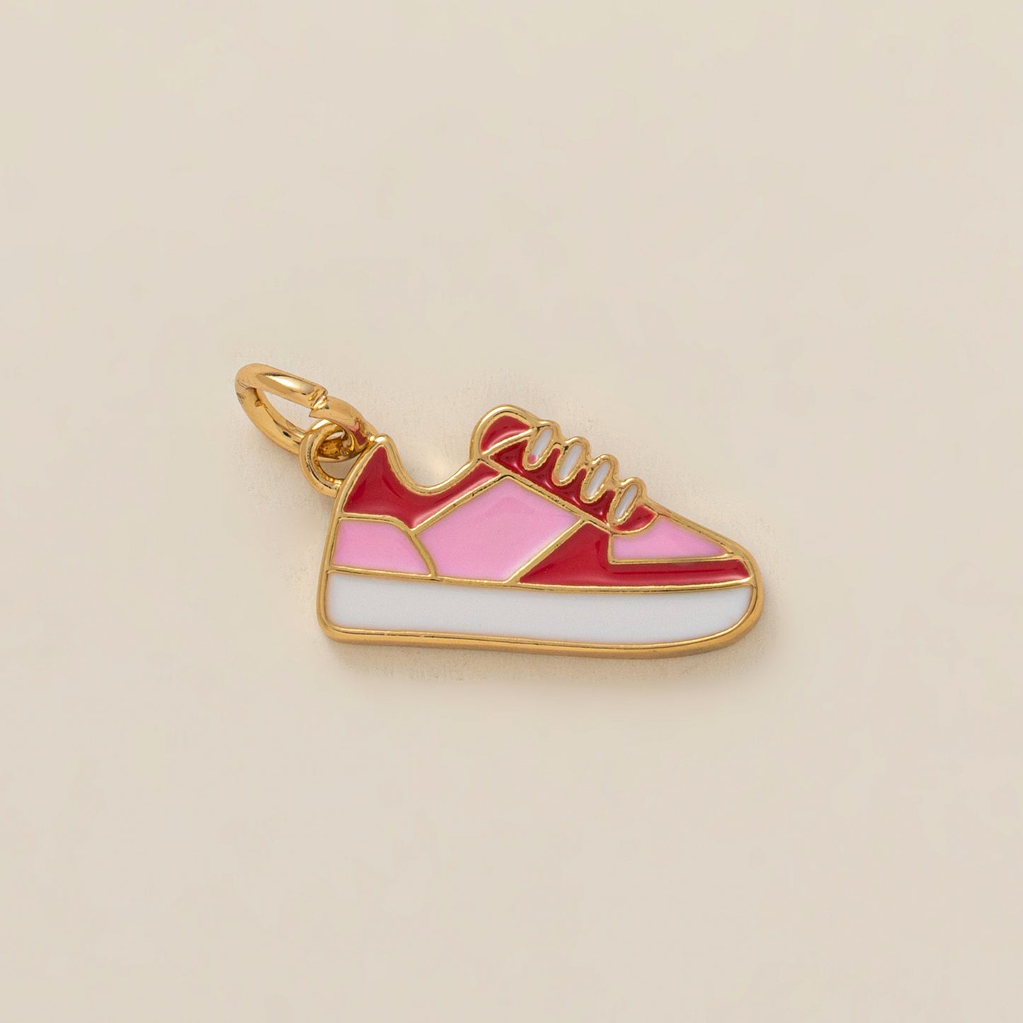 Vintage Heart Brass Plated Charm Bar