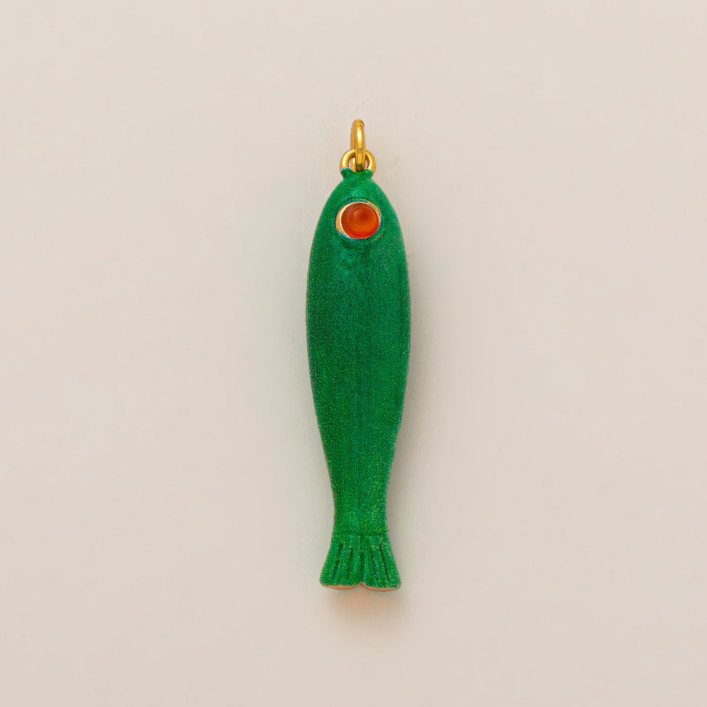 Vintage 18K Gold Plated Brass Fish Pendant Charm Bar for DIY Necklace Unisex