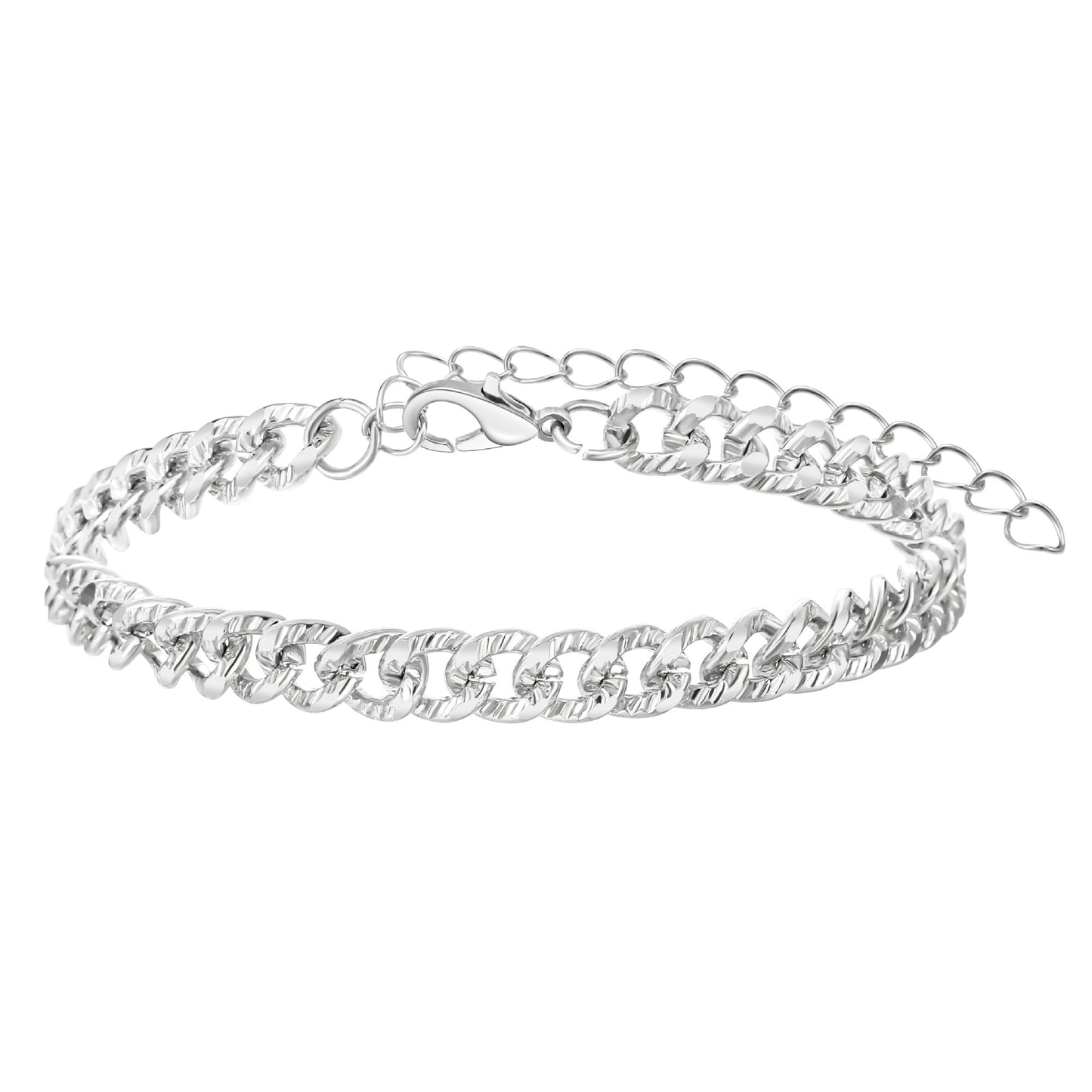 Minimalist Elegant Geometric Alloy Plated Bracelet for Women