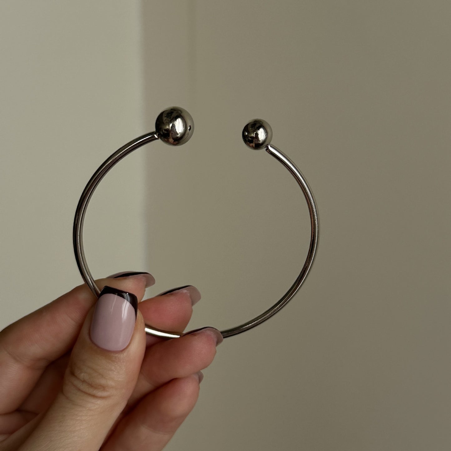 Sweet Cool Minimalist Geometric Hollow Line Open Cuff Bracelet Alloy Plated Multi-layer