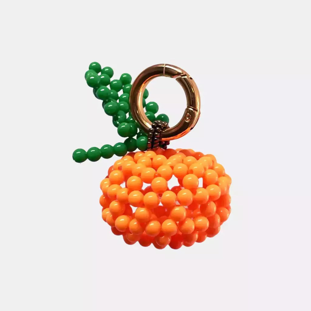Barra con Charm a Sfera Vintage Placcata Oro 18K in Lega, Serie Frutta