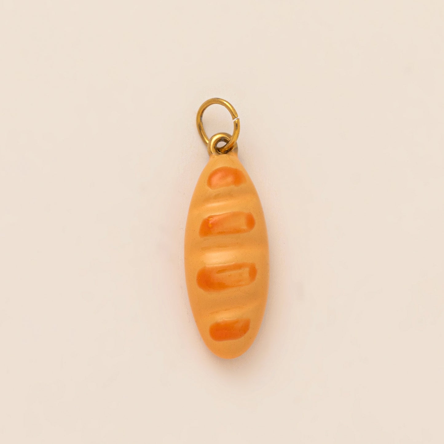 18K Gold Plated Stainless Steel Fruit Series Charm Bar for Corn Chain Necklace Unisex DIY Pendant