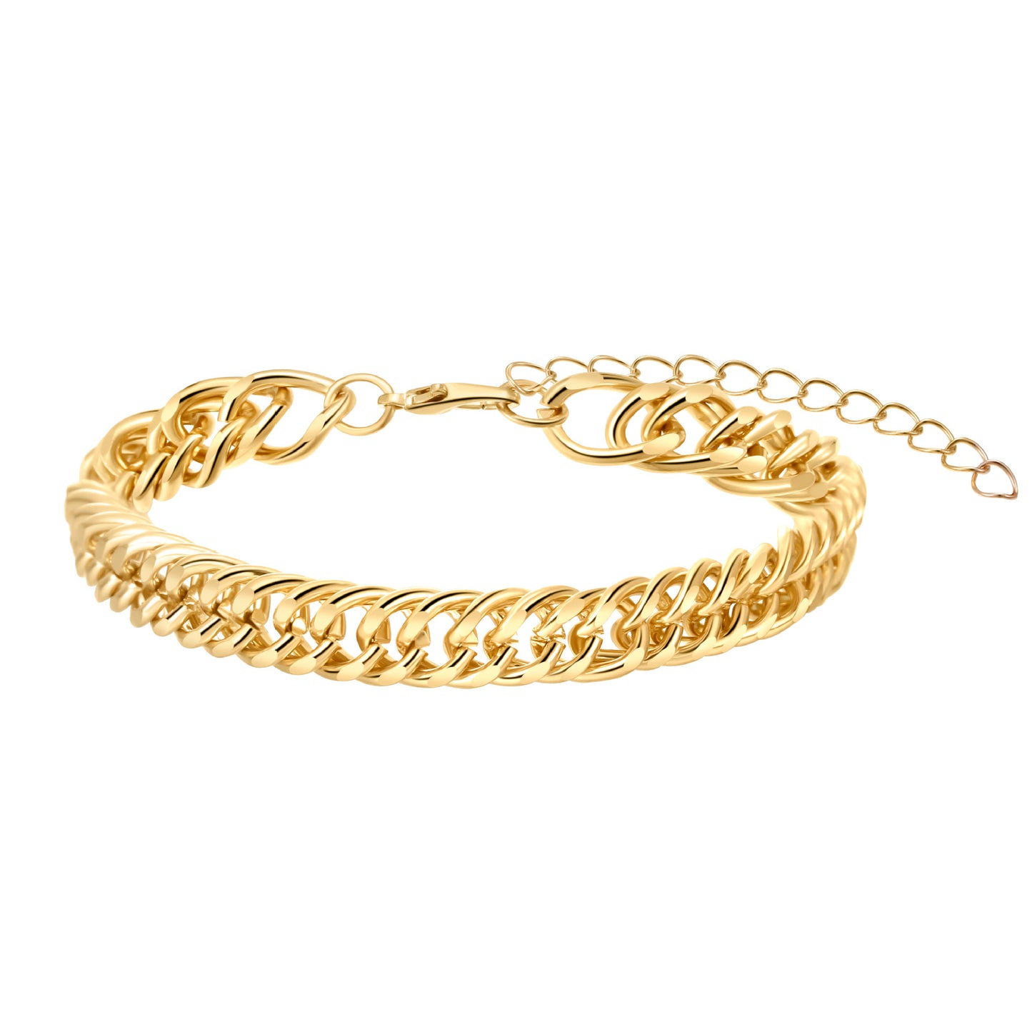 Minimalist Elegant Geometric Alloy Plated Bracelet for Women