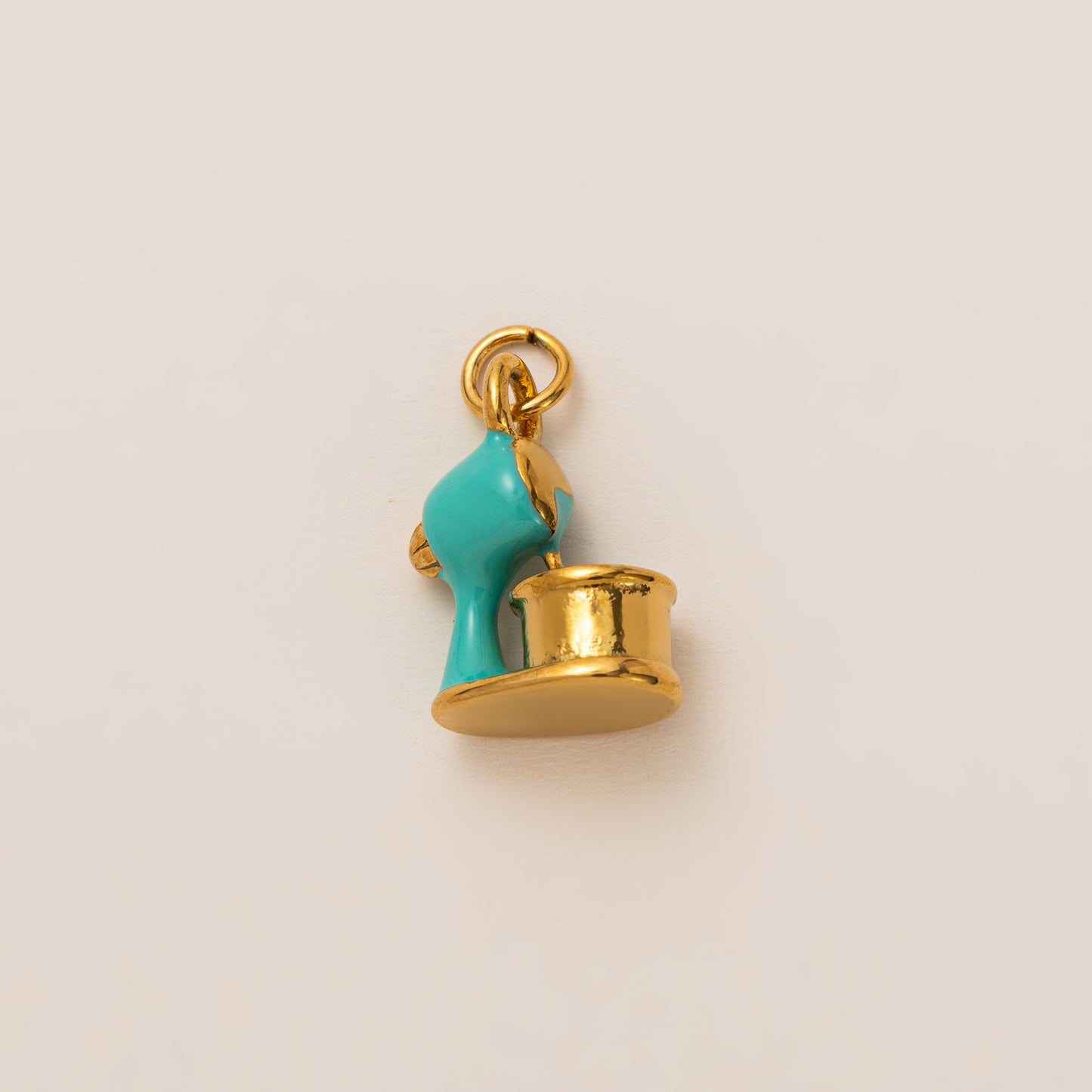 Collana con ciondolo a barra geometrica vintage in acciaio inossidabile placcato oro PVD