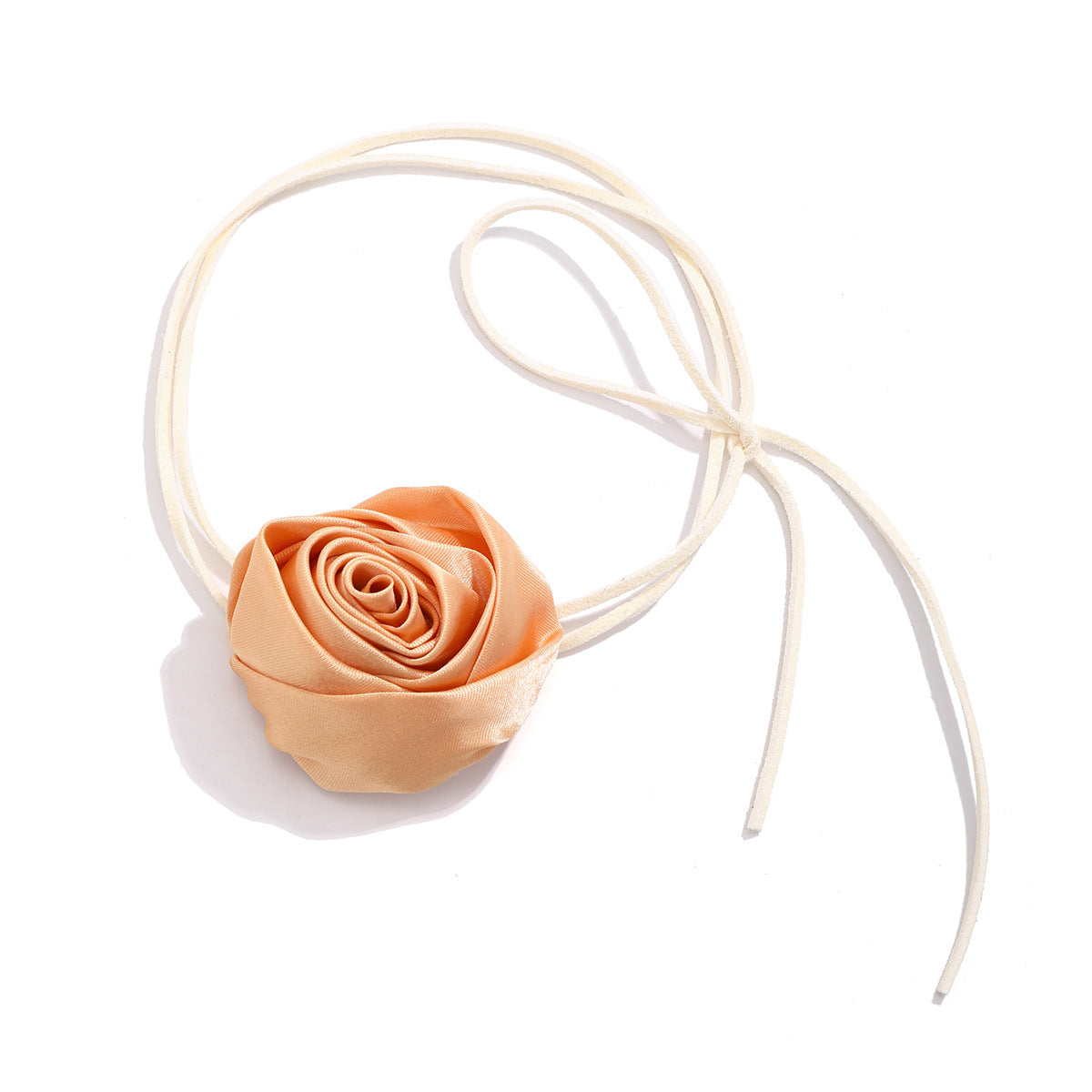 Gargantilla floral vintage con cinta de terciopelo y borlas para mujer