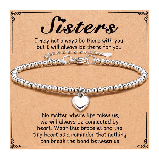 Elegant Heart Shape Titanium Steel Silver Plated Pearl Bracelet for Women